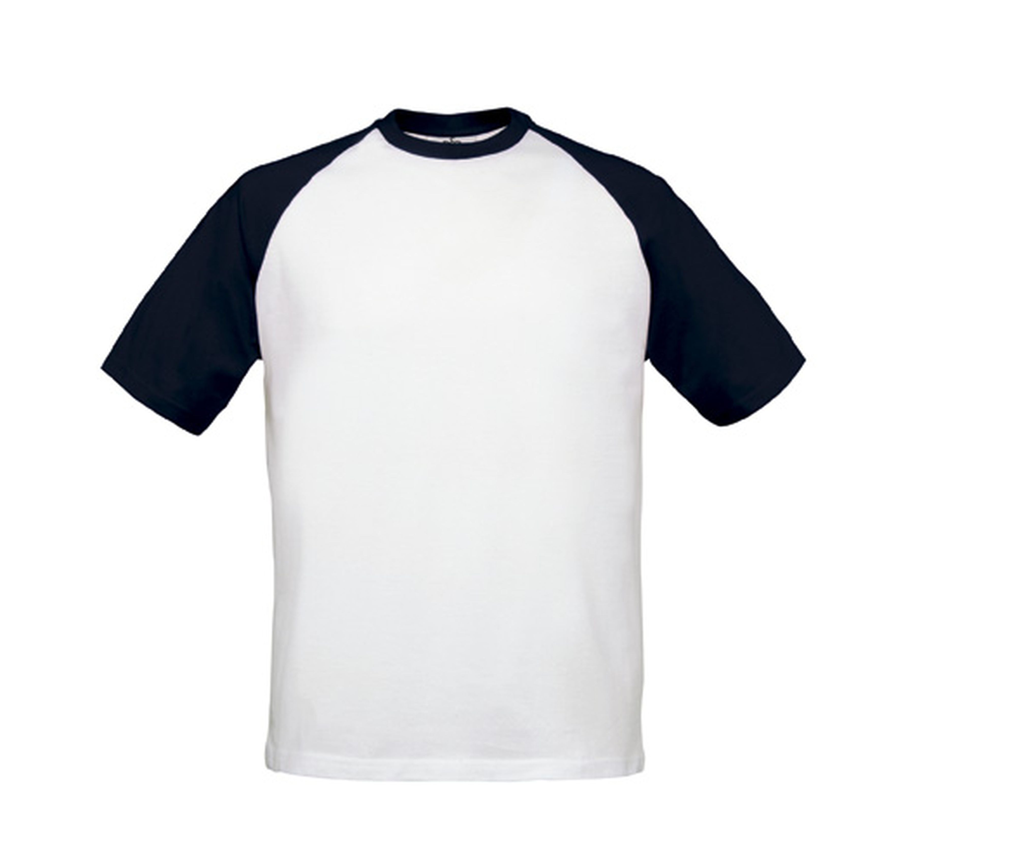 Tee-Shirt Baseball Manches Courtes - White/navy