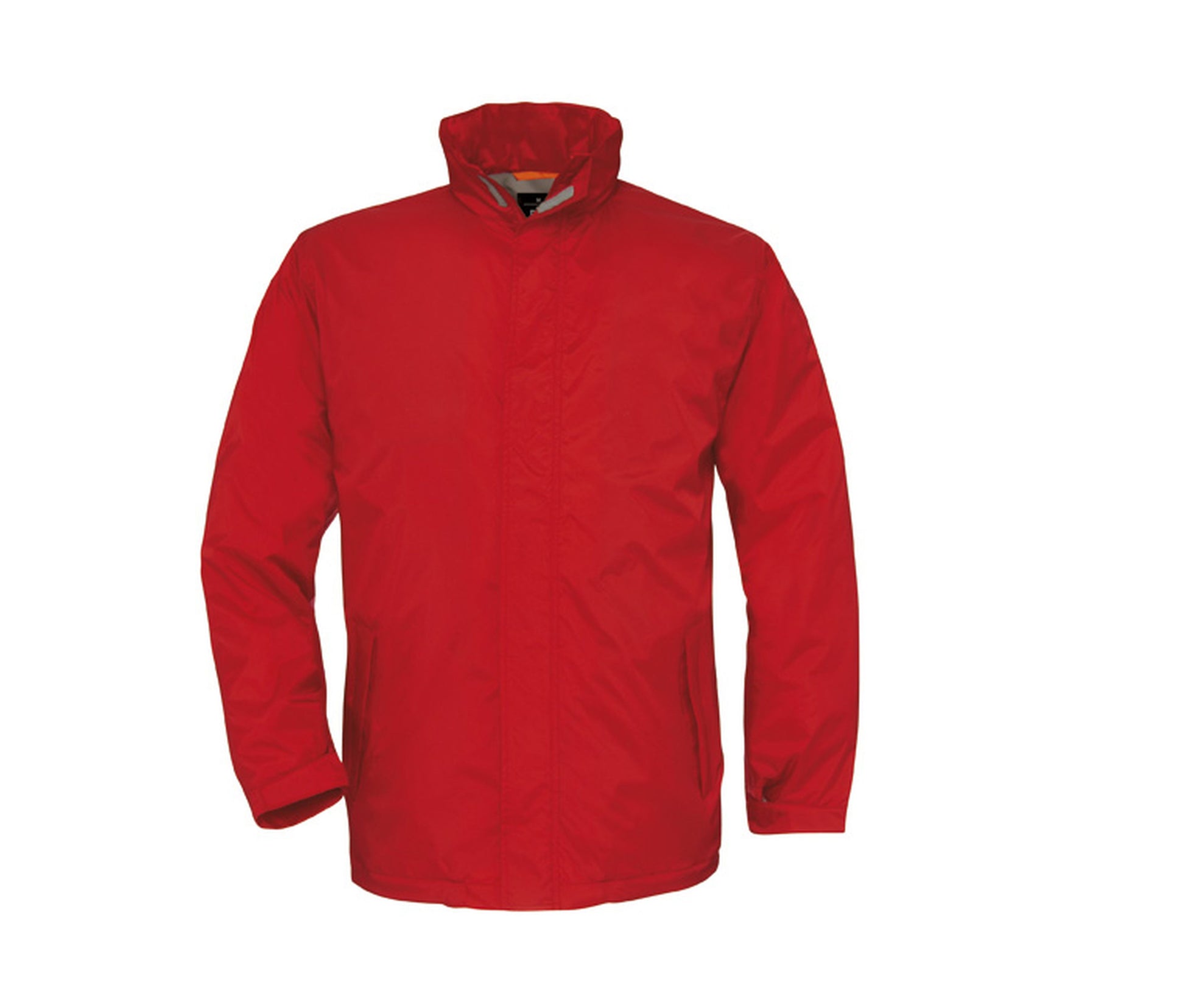 Veste Coupe-Vent Doublée Micropolaire - Red