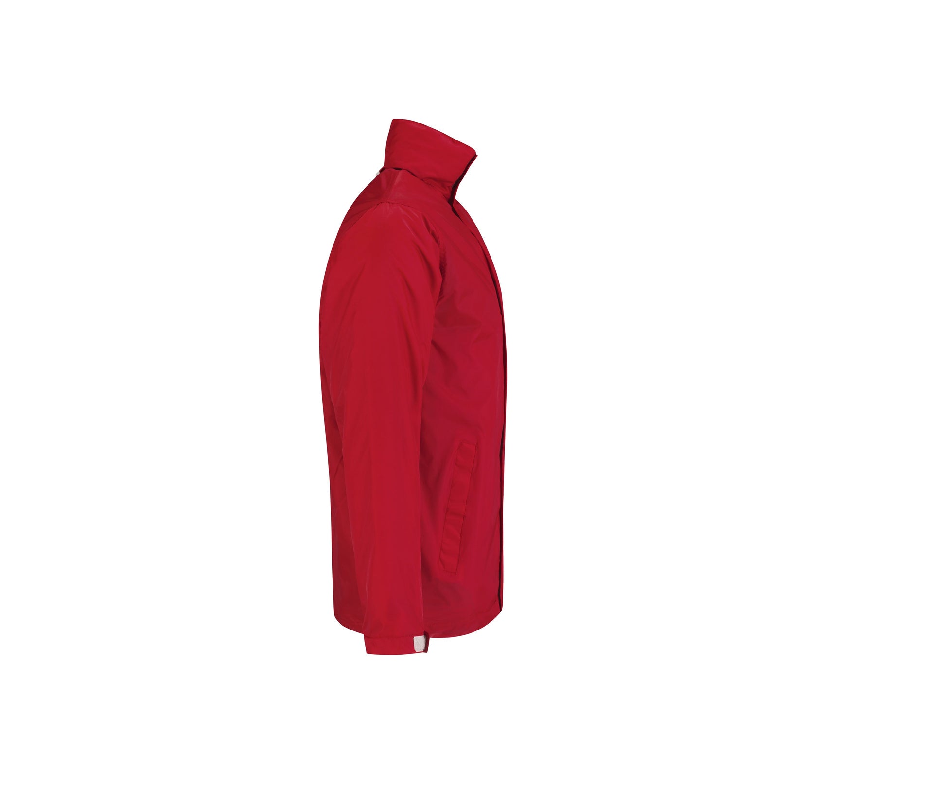 Veste Coupe-Vent Doublée Micropolaire - Red