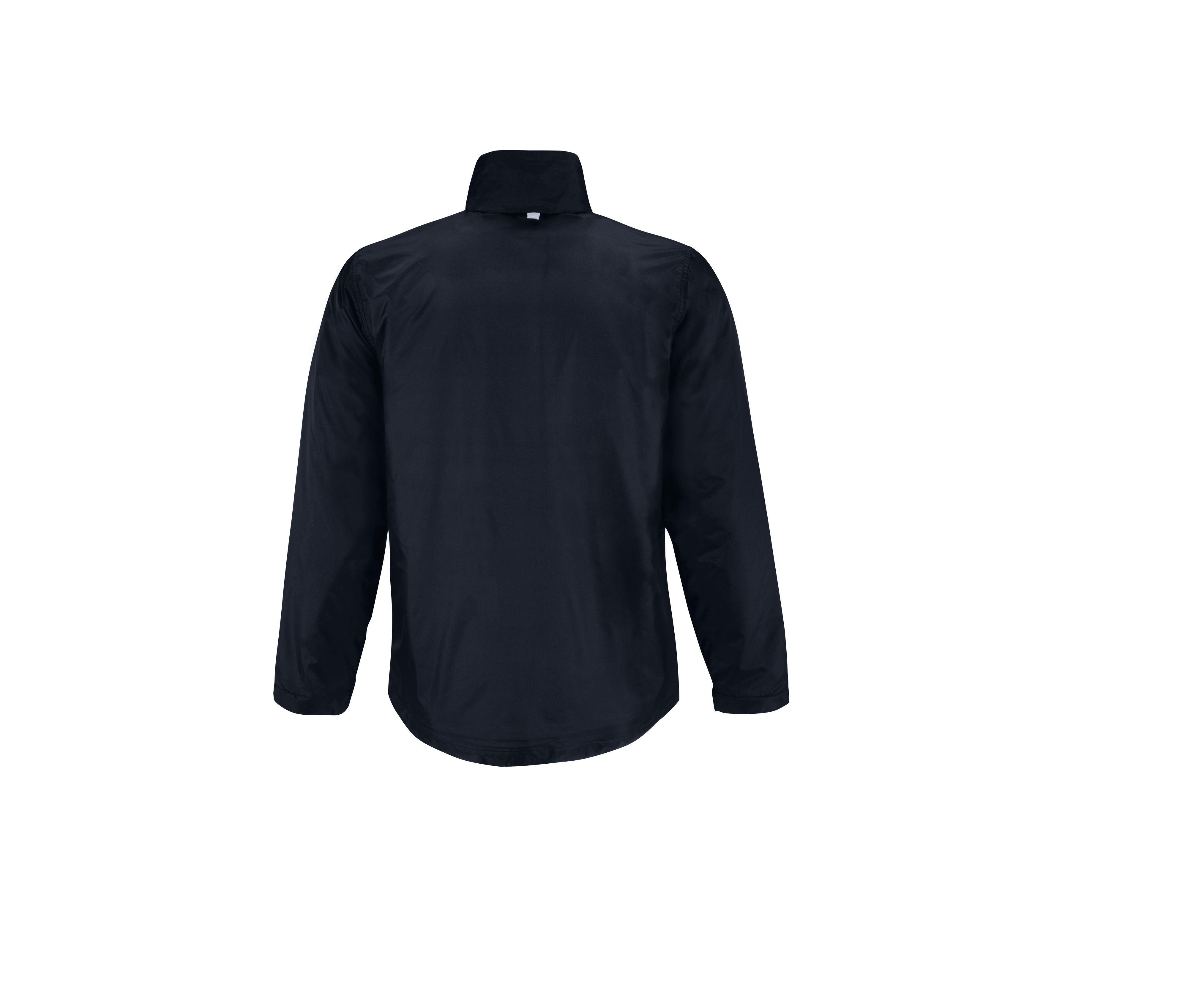 Veste Coupe-Vent Doublée Micropolaire - Navy