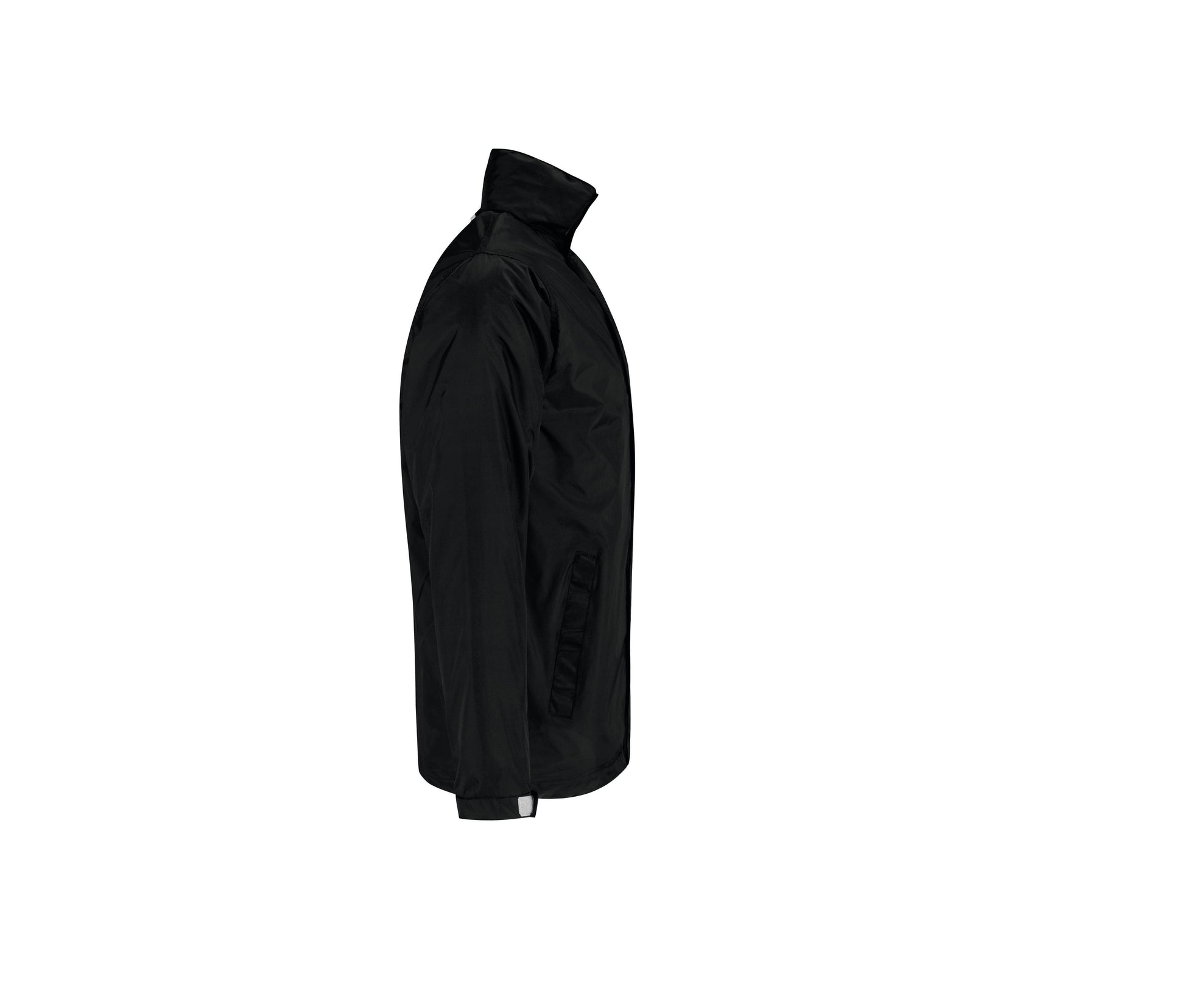 Veste Coupe-Vent Doublée Micropolaire - Black