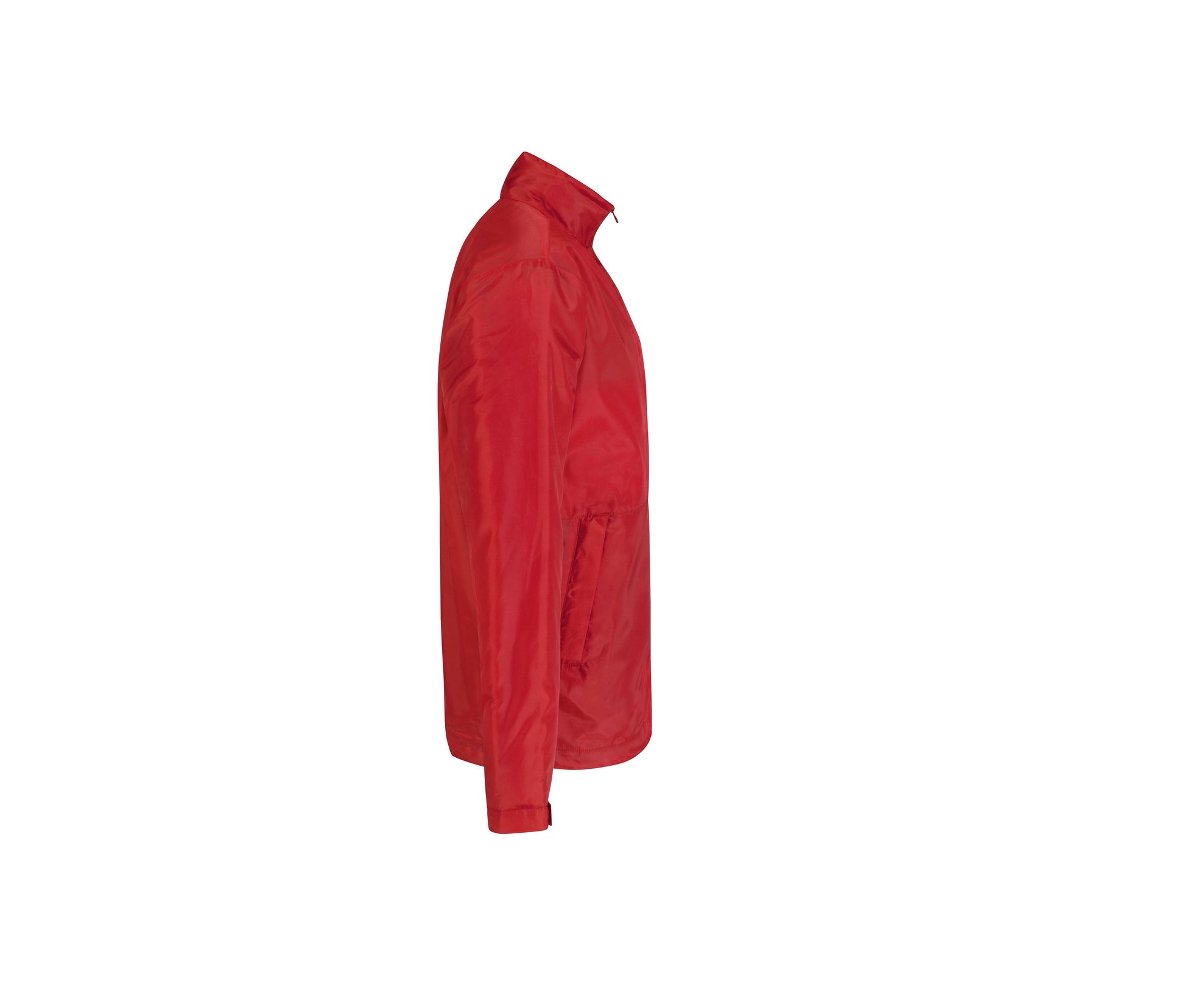 Veste Coupe-Vent Doublée Micropolaire Homme - Red