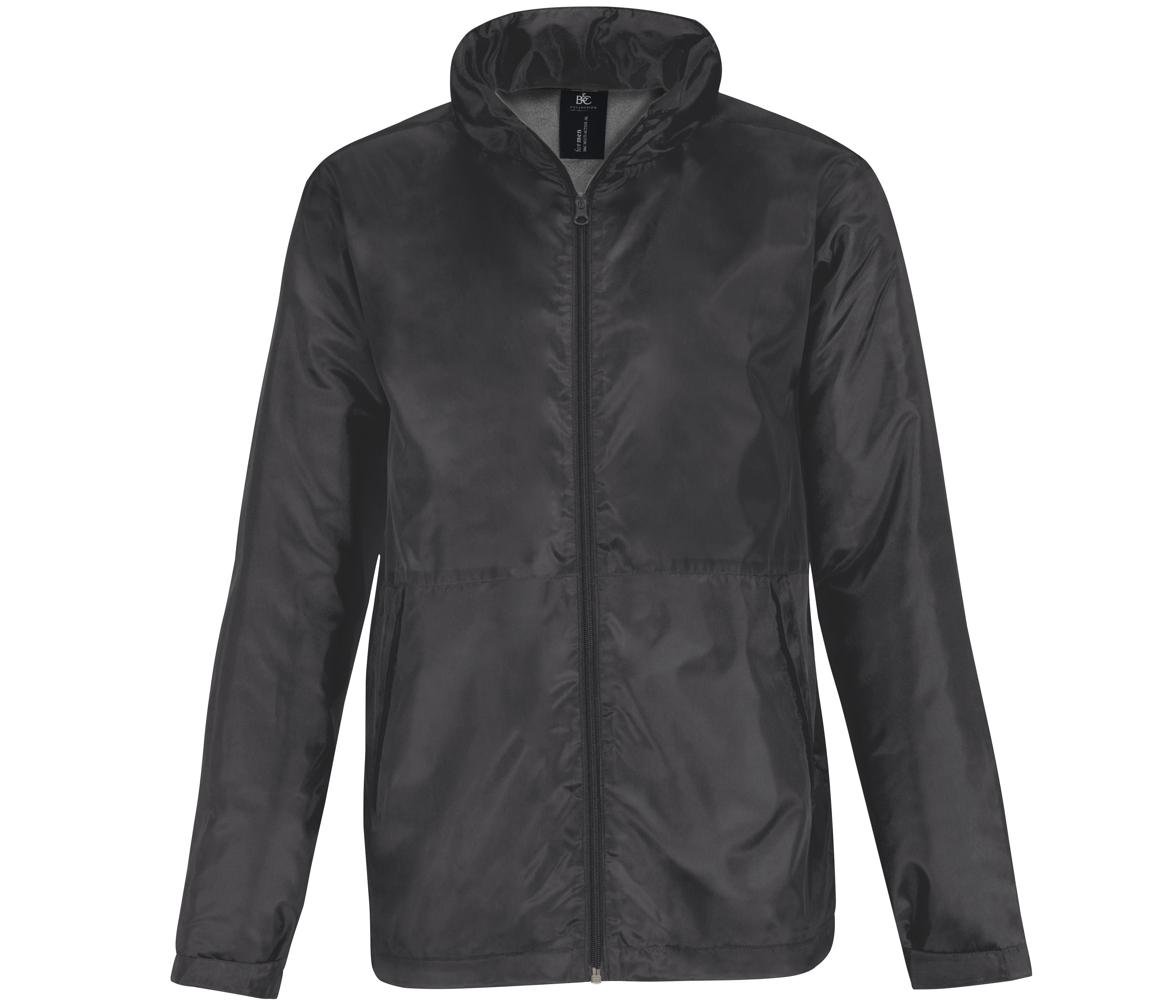 Veste Coupe-Vent Doublée Micropolaire Homme - Dark Grey