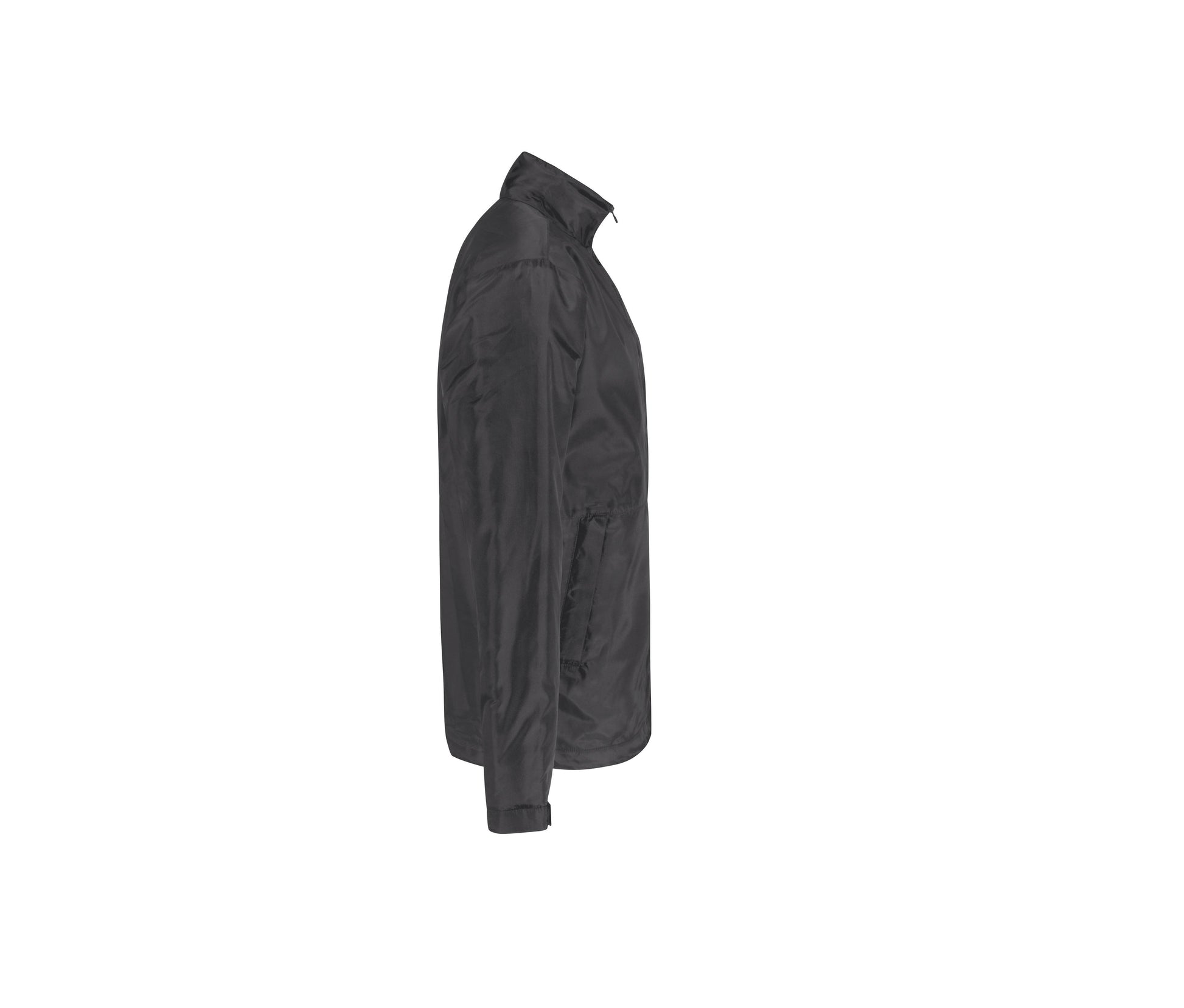 Veste Coupe-Vent Doublée Micropolaire Homme - Dark Grey