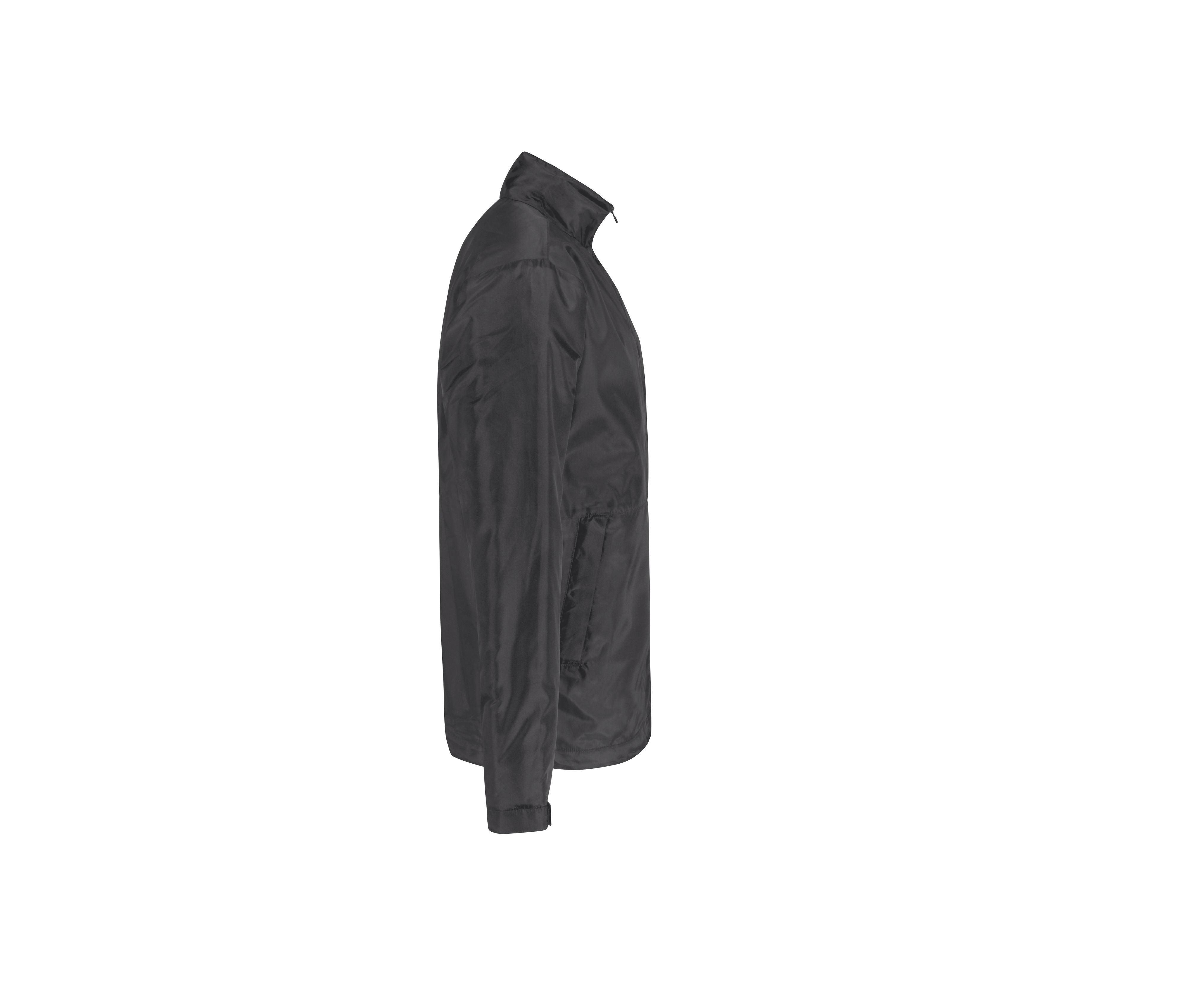 Veste Coupe-Vent Doublée Micropolaire Homme - Dark Grey