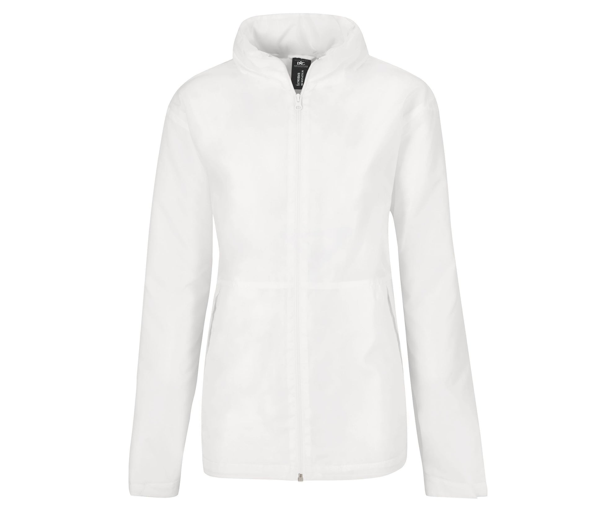 Veste Coupe-Vent Doublée Micropolaire Femme - White