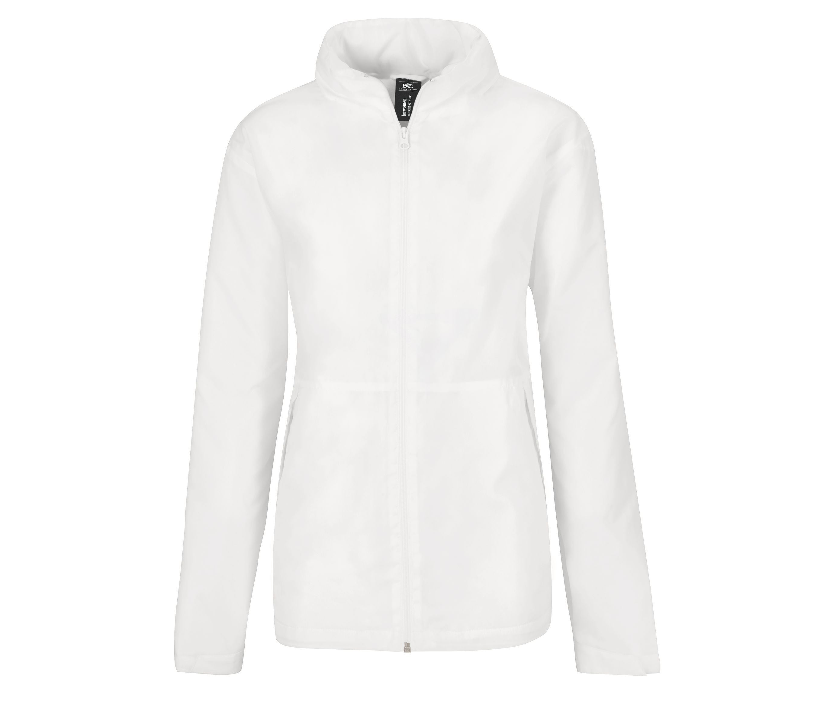 Veste Coupe-Vent Doublée Micropolaire Femme - White