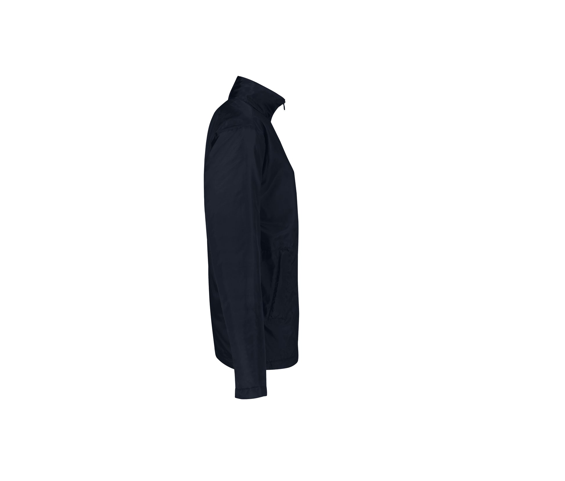 Veste Coupe-Vent Doublée Micropolaire Femme - Navy