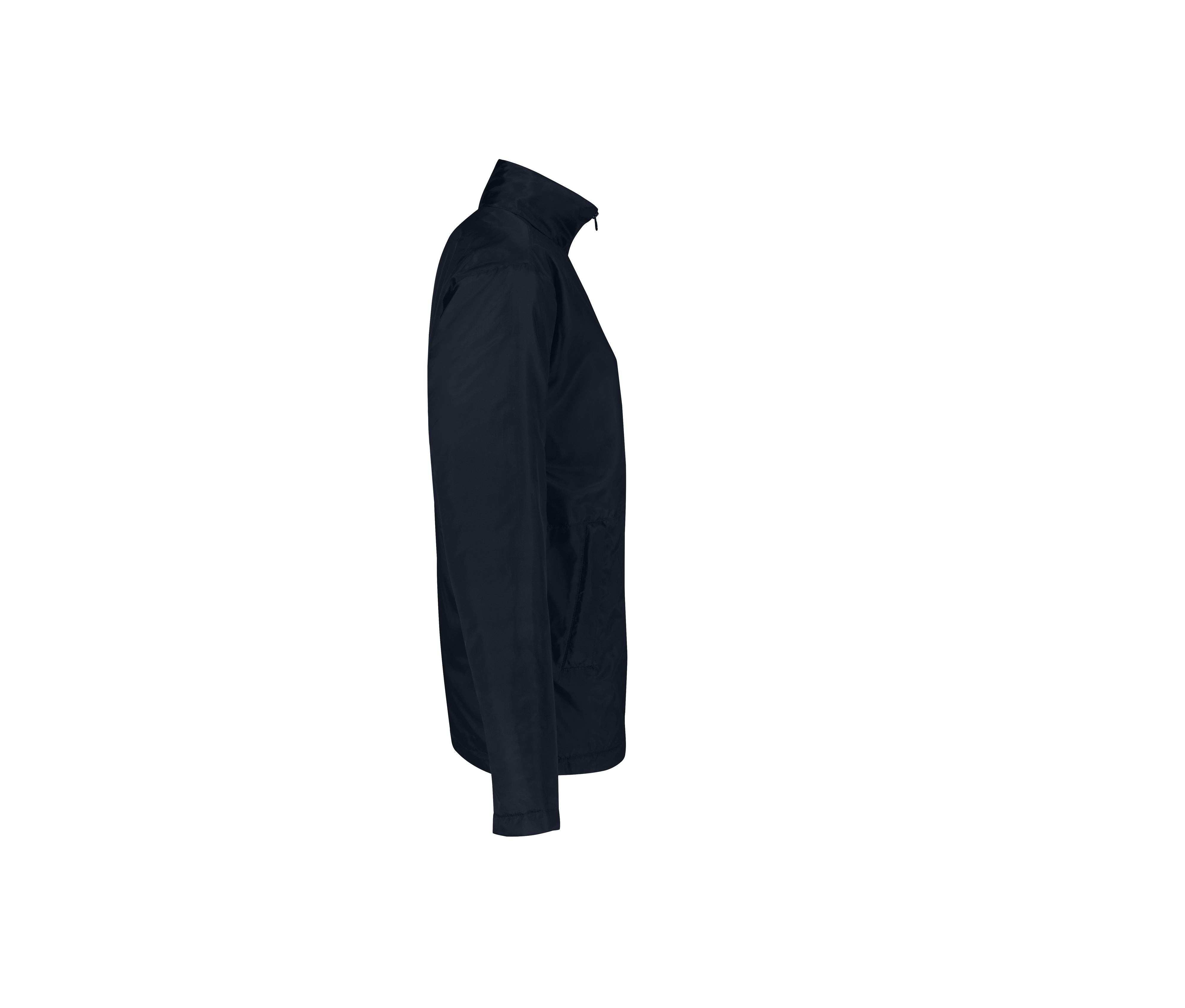 Veste Coupe-Vent Doublée Micropolaire Femme - Navy