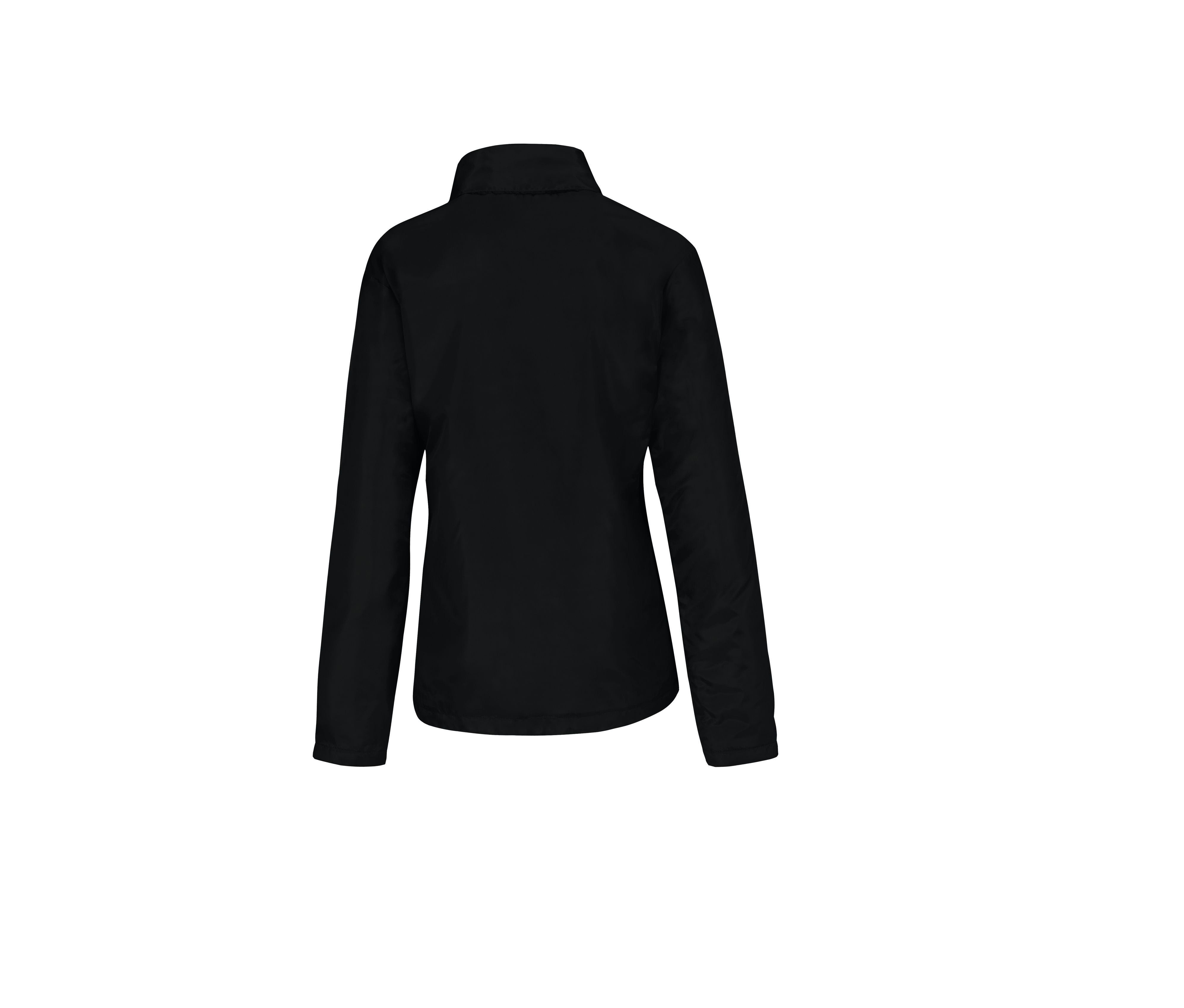 Veste Coupe-Vent Doublée Micropolaire Femme - Black
