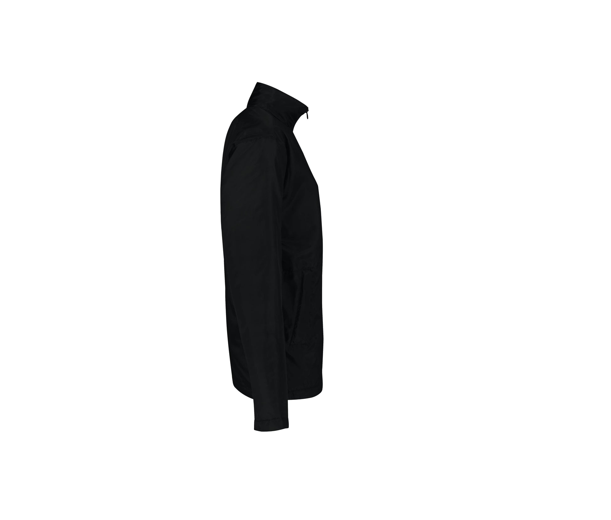 Veste Coupe-Vent Doublée Micropolaire Femme - Black