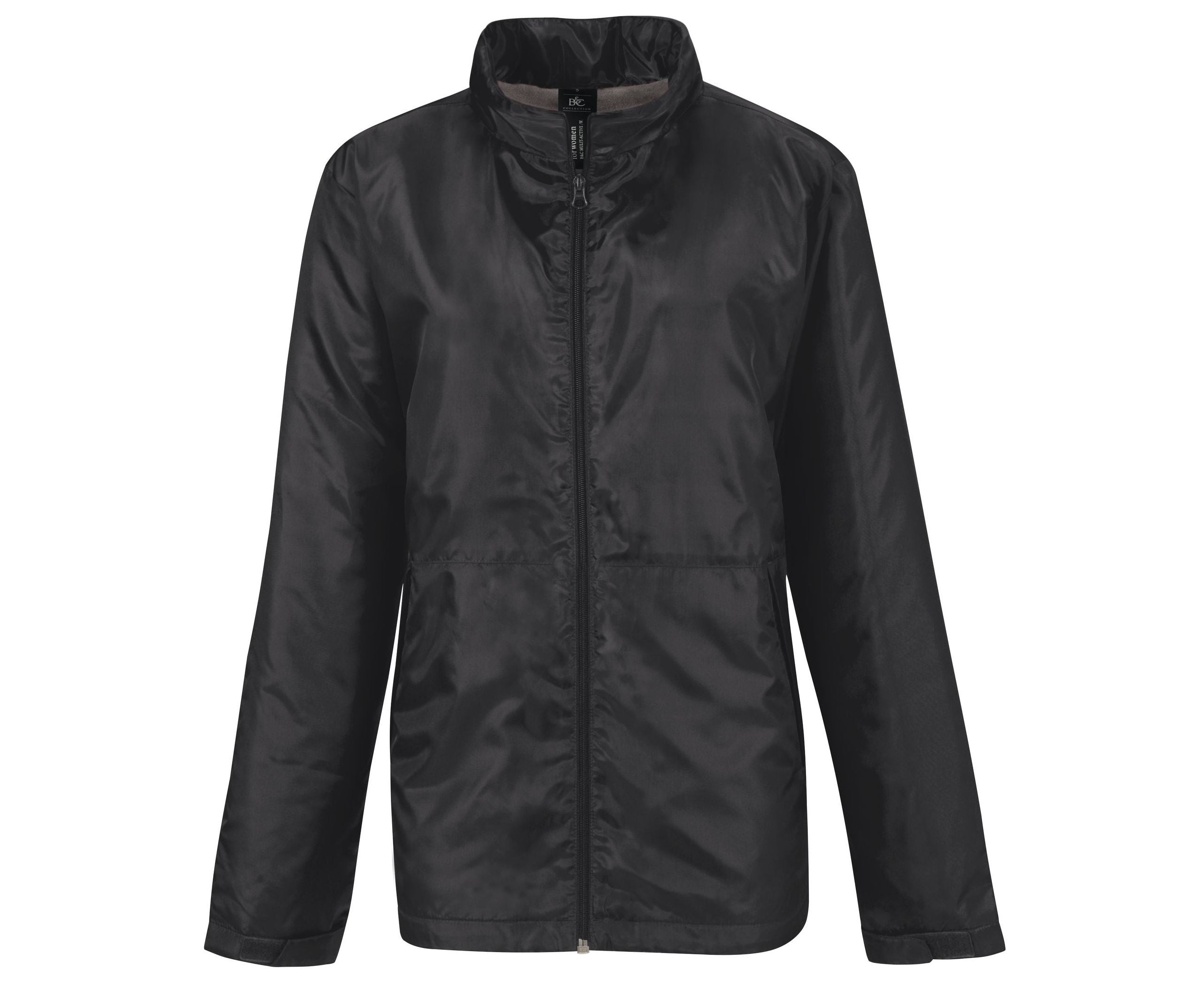 Veste Coupe-Vent Doublée Micropolaire Femme - Dark Grey