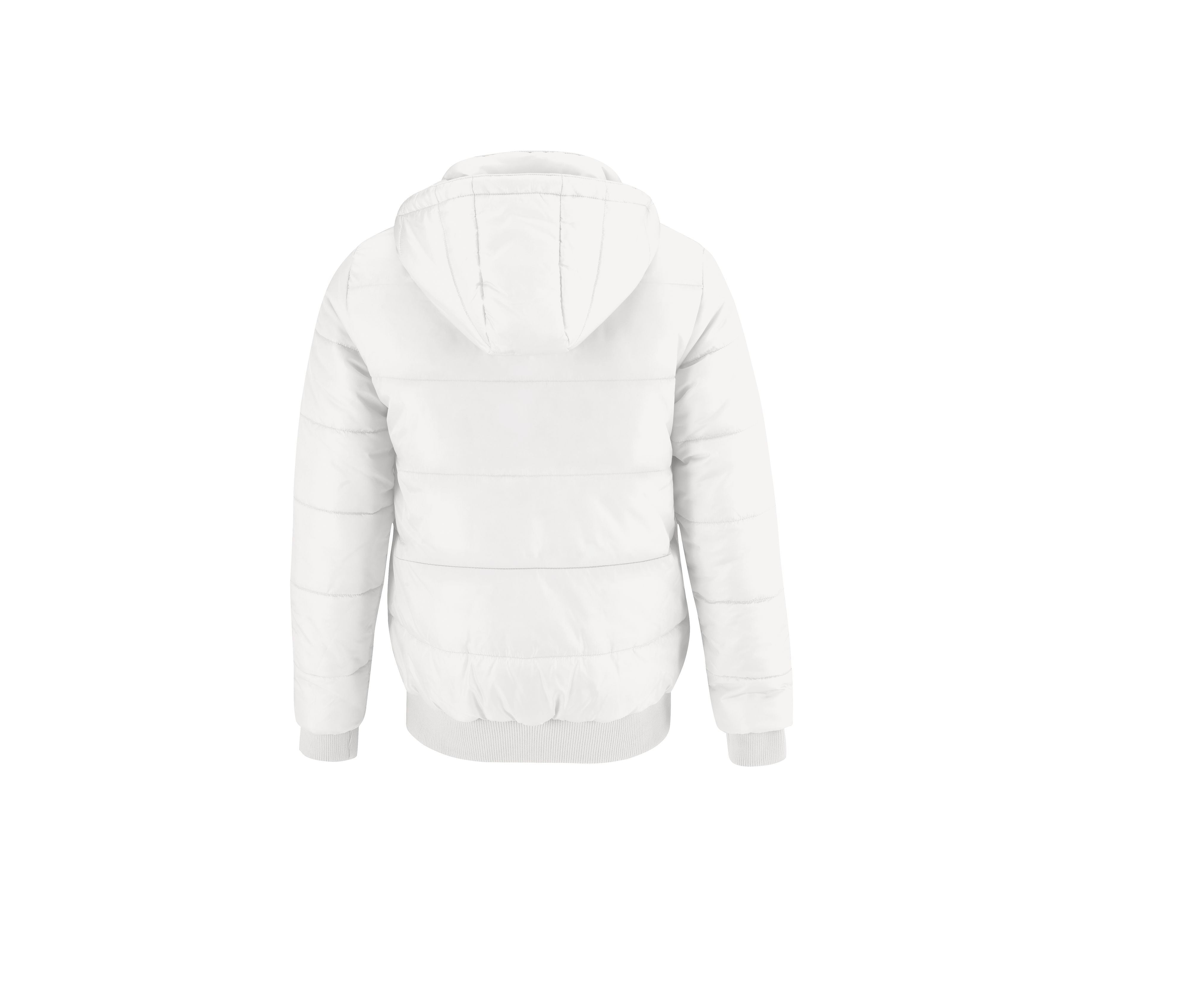 Blouson Doudoune Capuche Homme - White / Grey