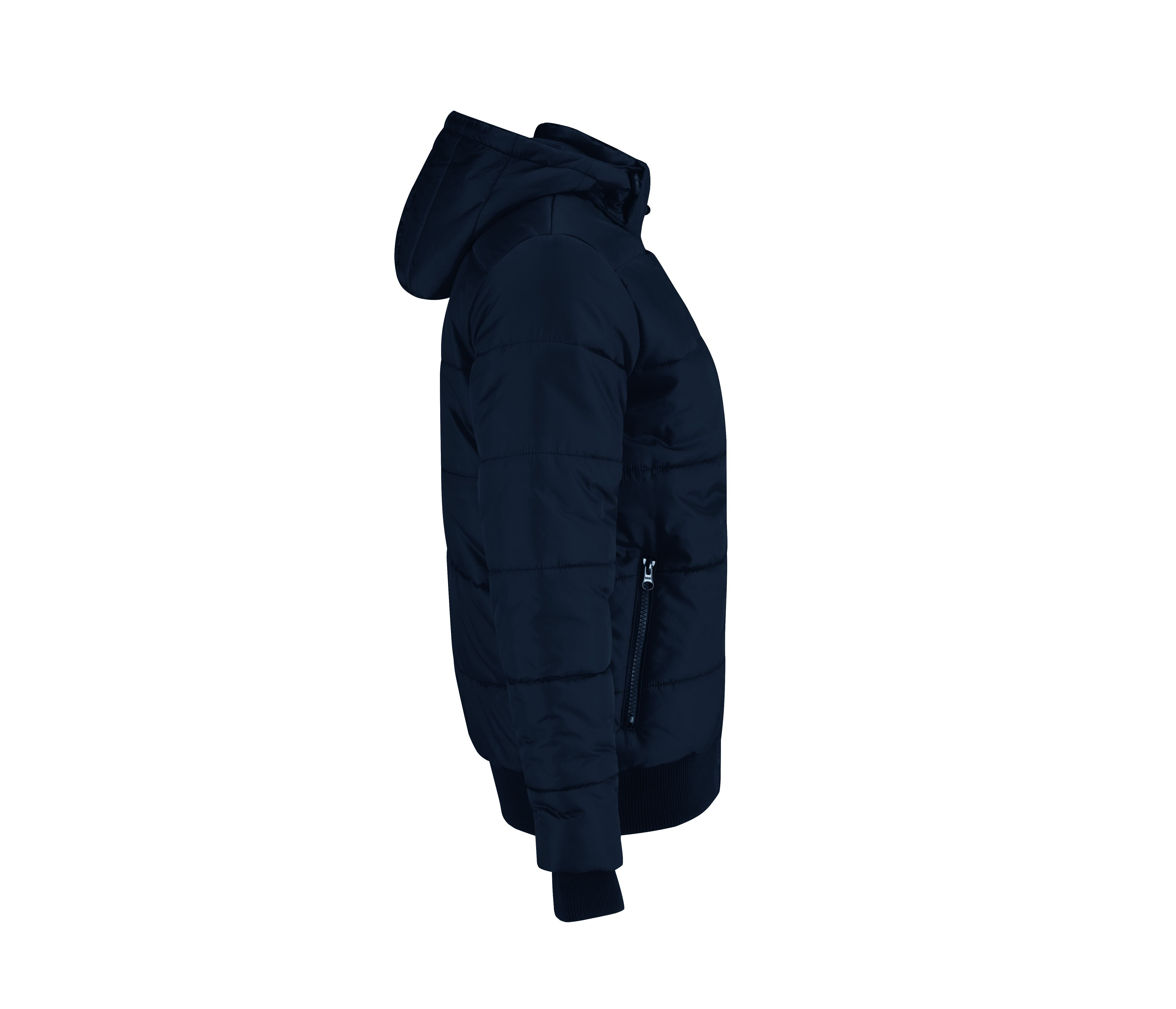 Blouson Doudoune Capuche Homme - Navy/neon Lime