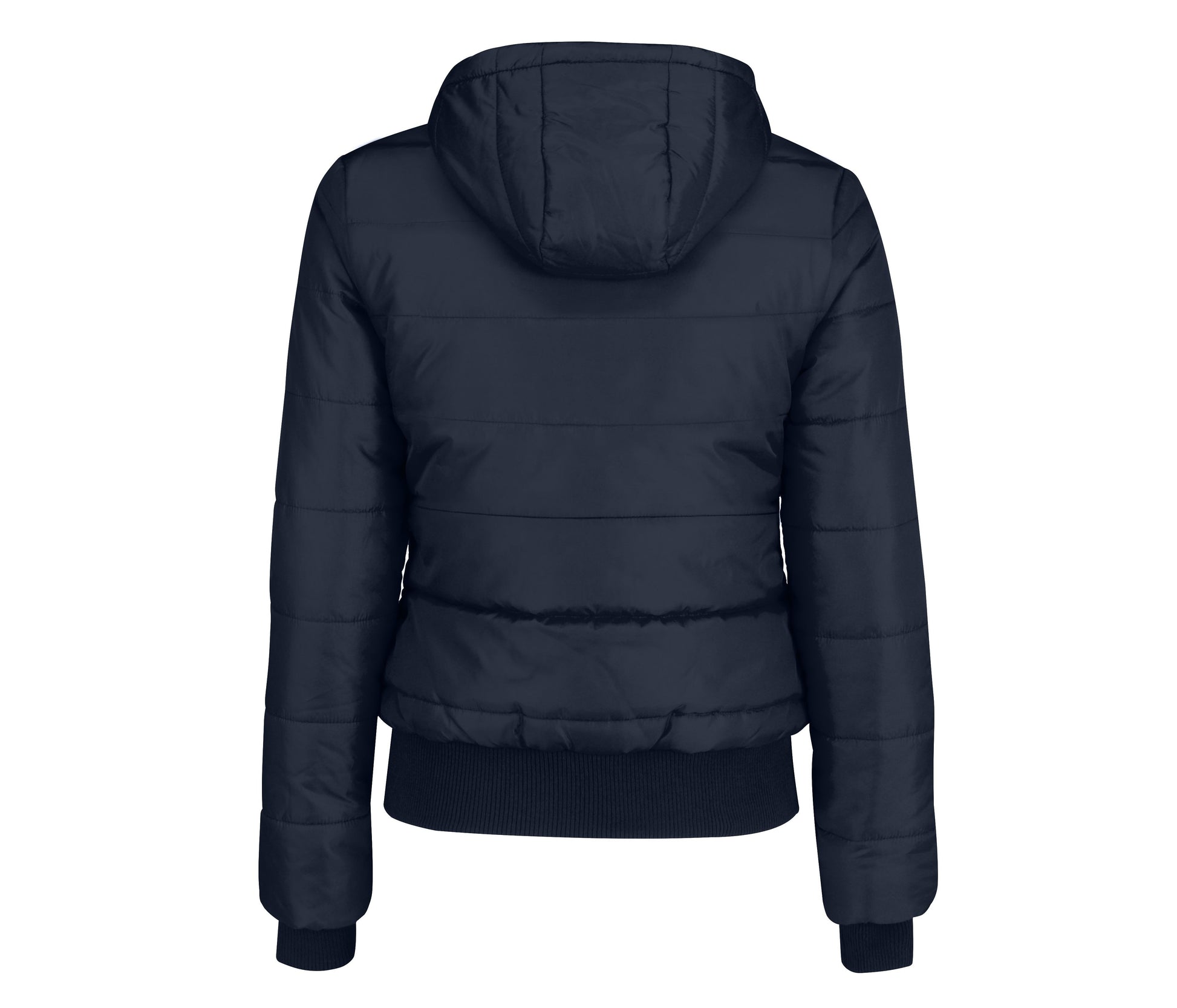 Blouson Doudoune Capuche Femme - Navy/neon Lime