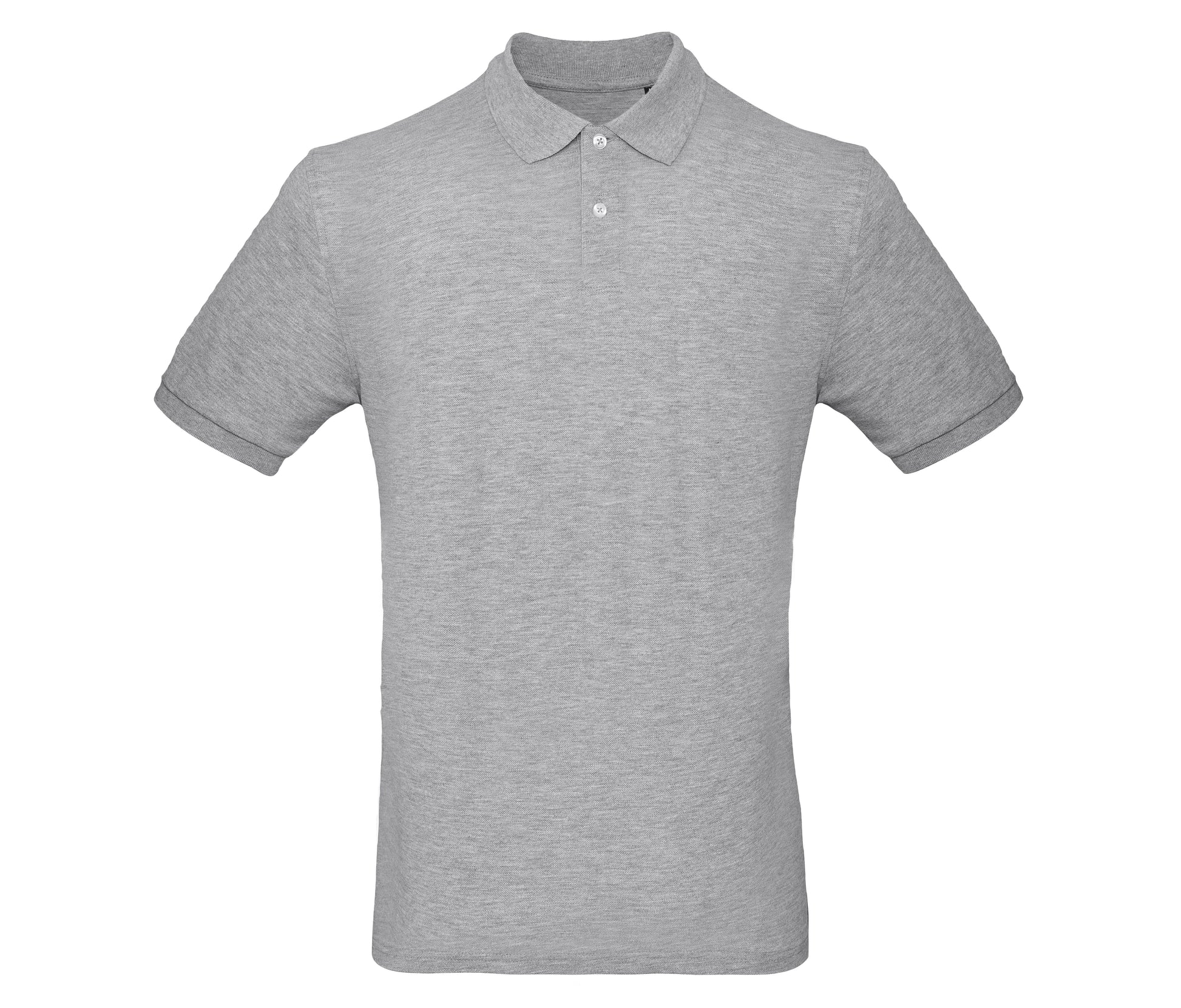Polo Bio Homme - Heather Grey
