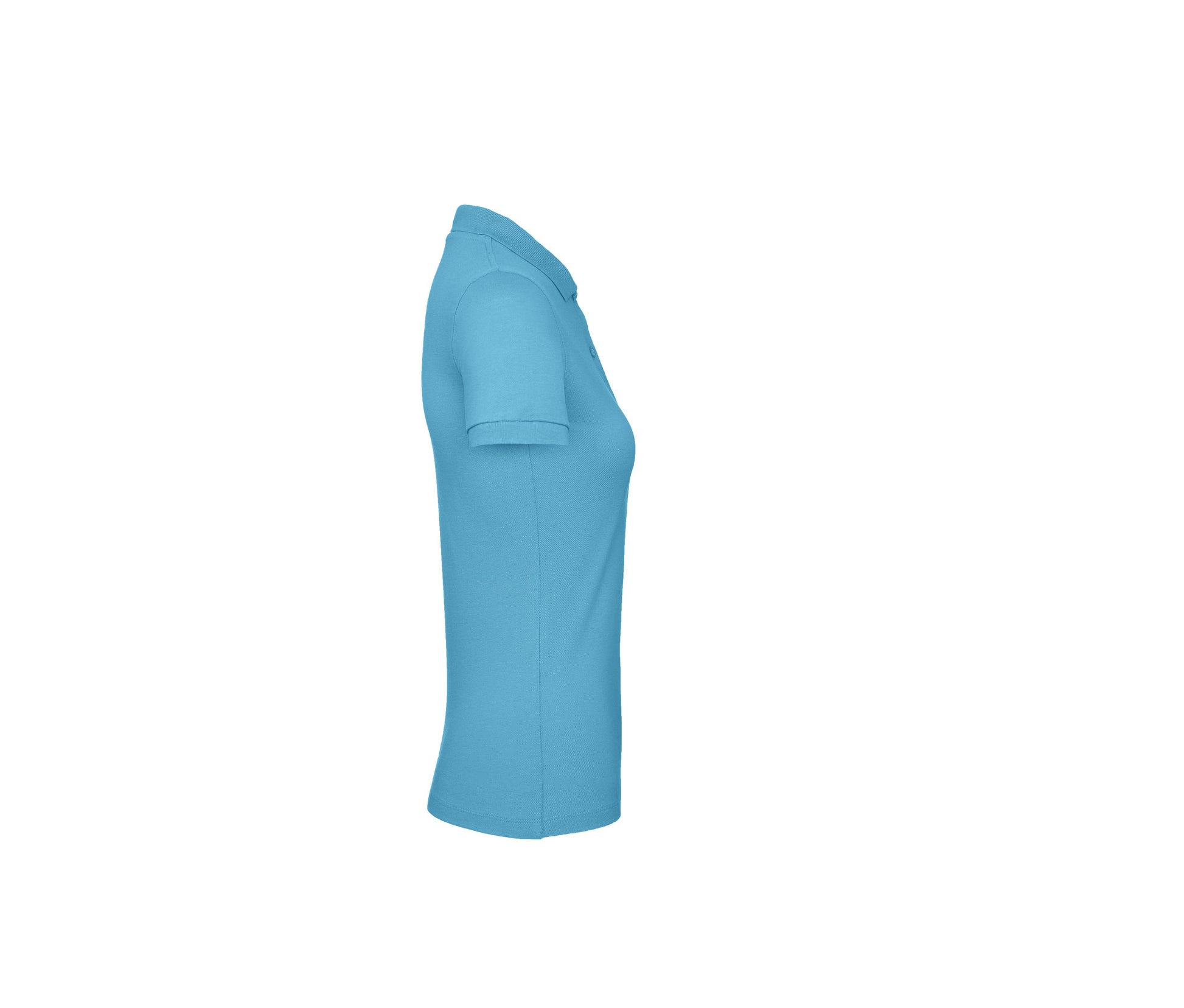 Polo Bio Femme - Very Turquoise