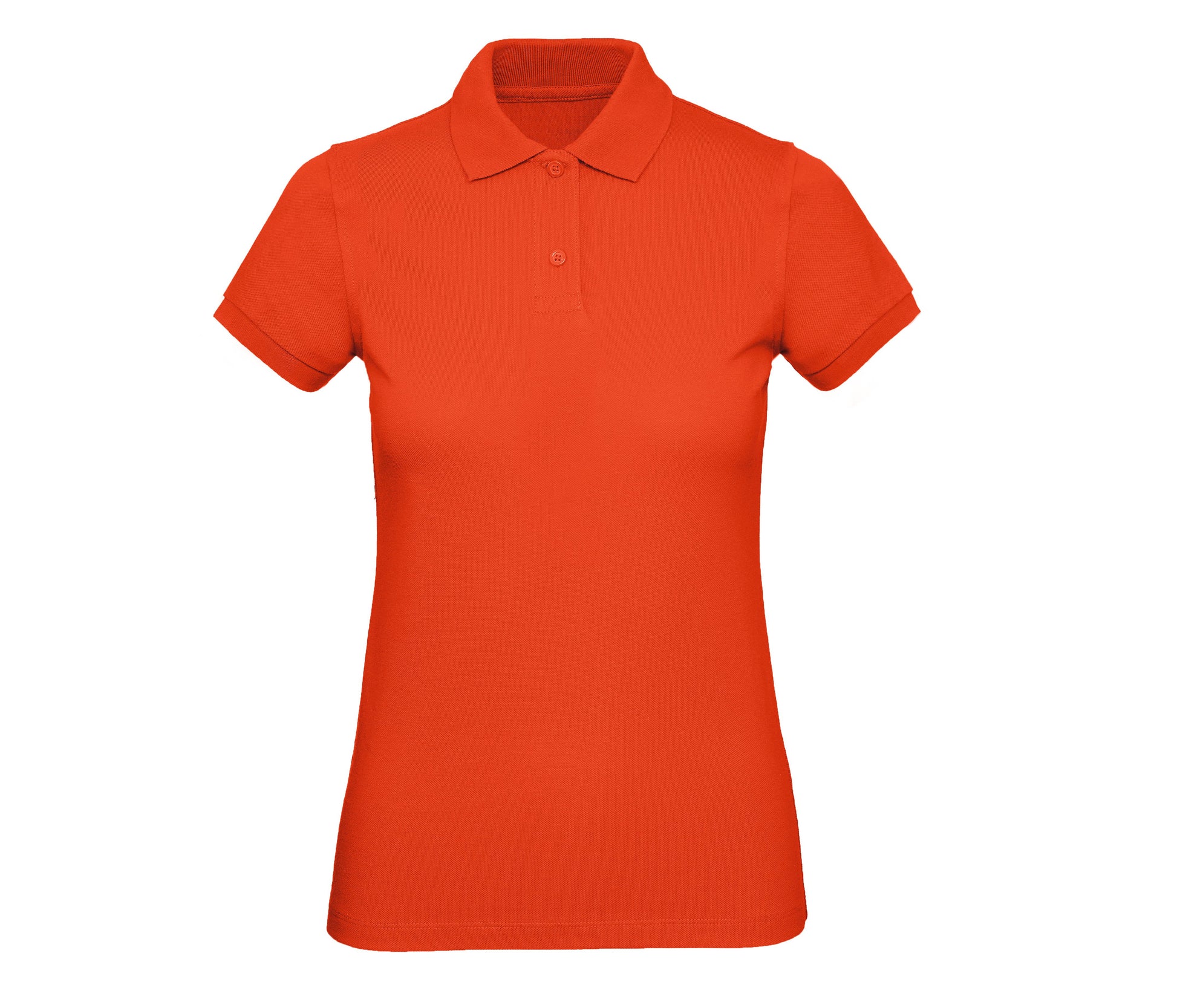 Polo Bio Femme - Fire Red