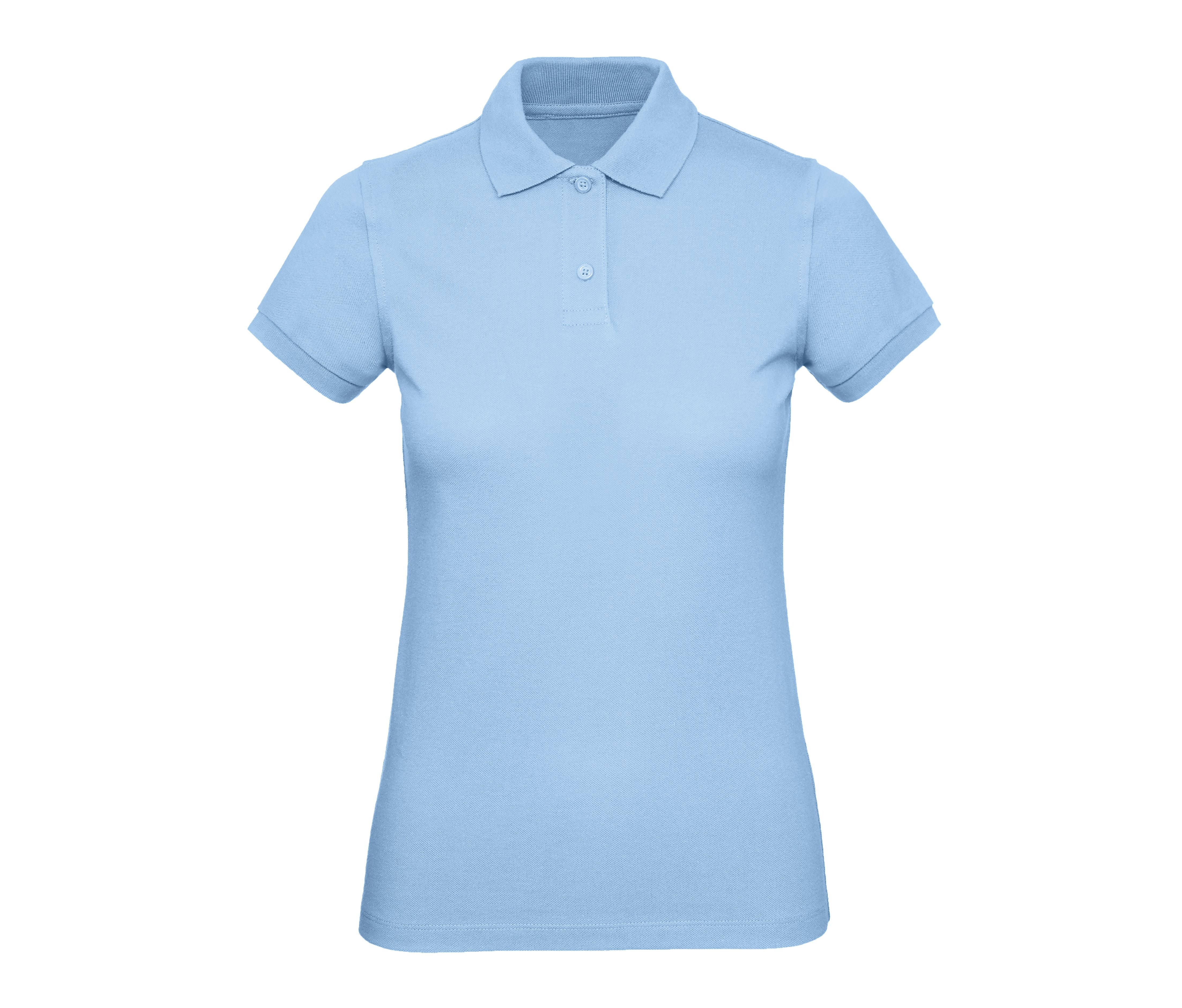 Polo Bio Femme - Sky Blue