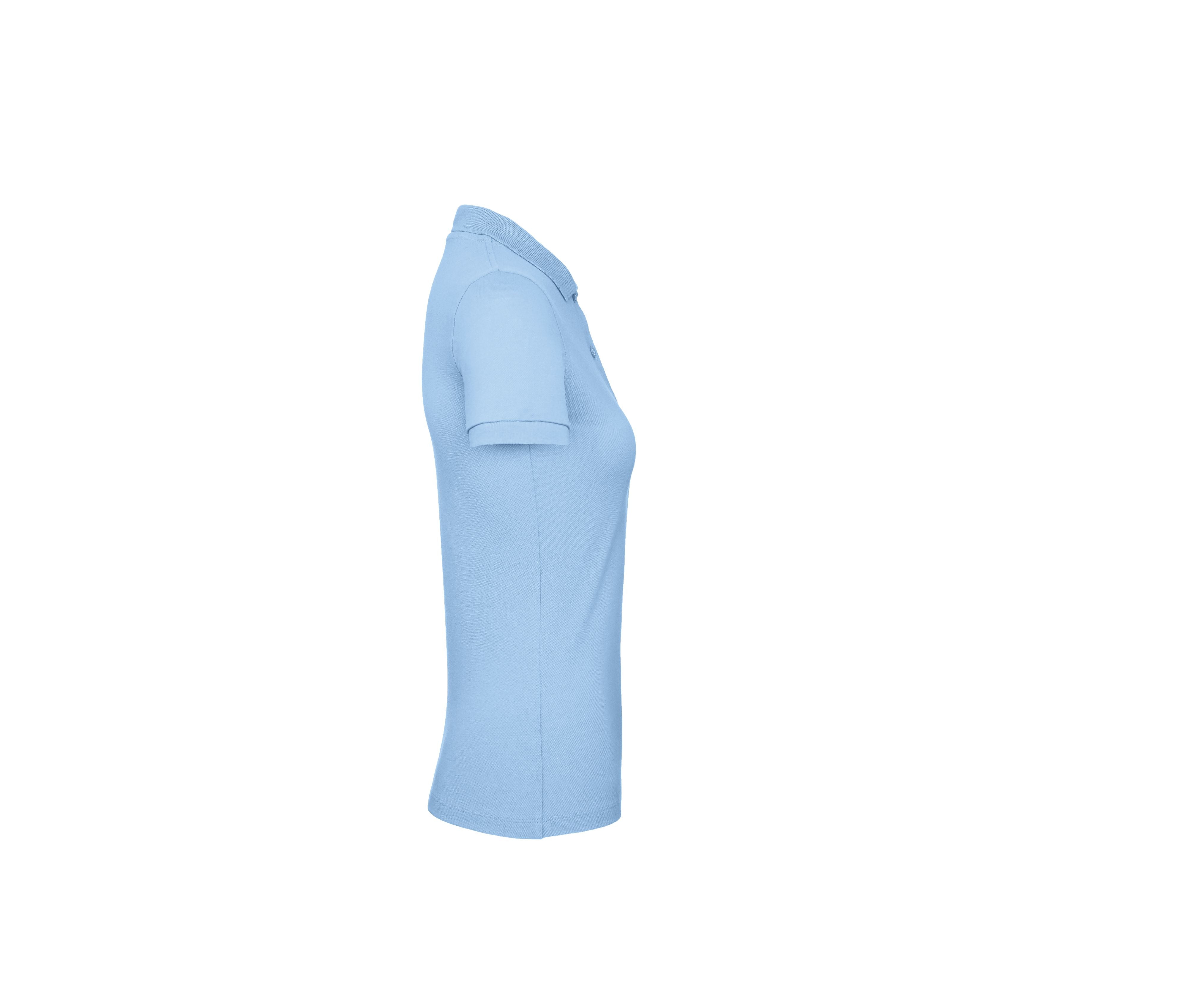 Polo Bio Femme - Sky Blue