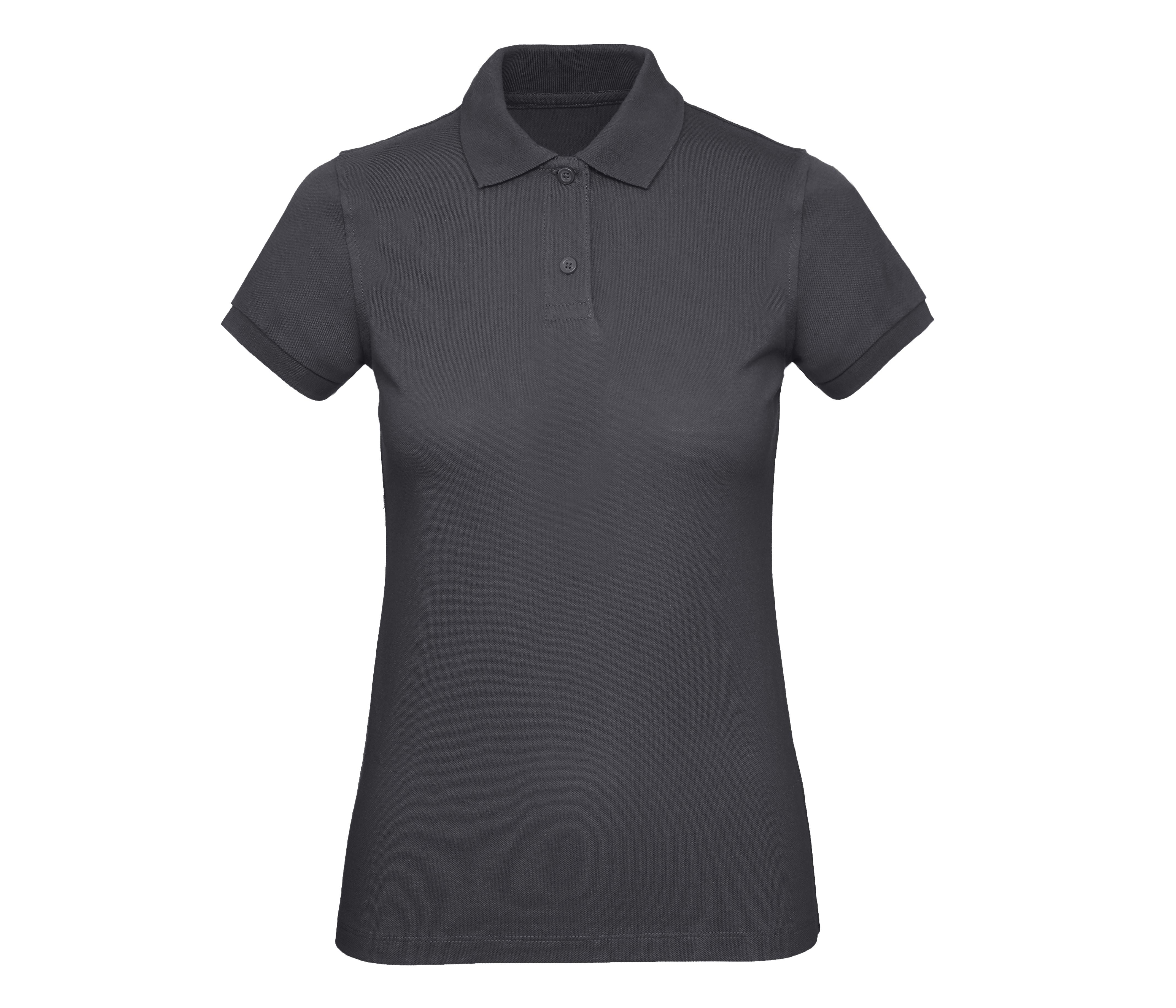 Polo Bio Femme - Dark Grey