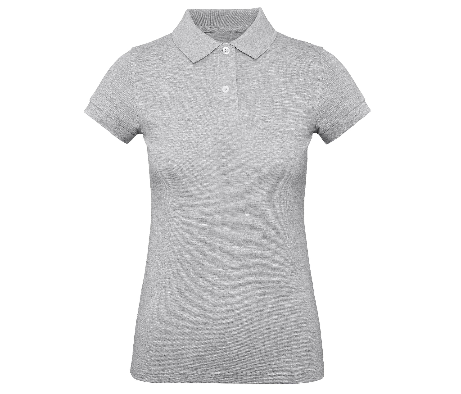 Polo Bio Femme - Heather Grey
