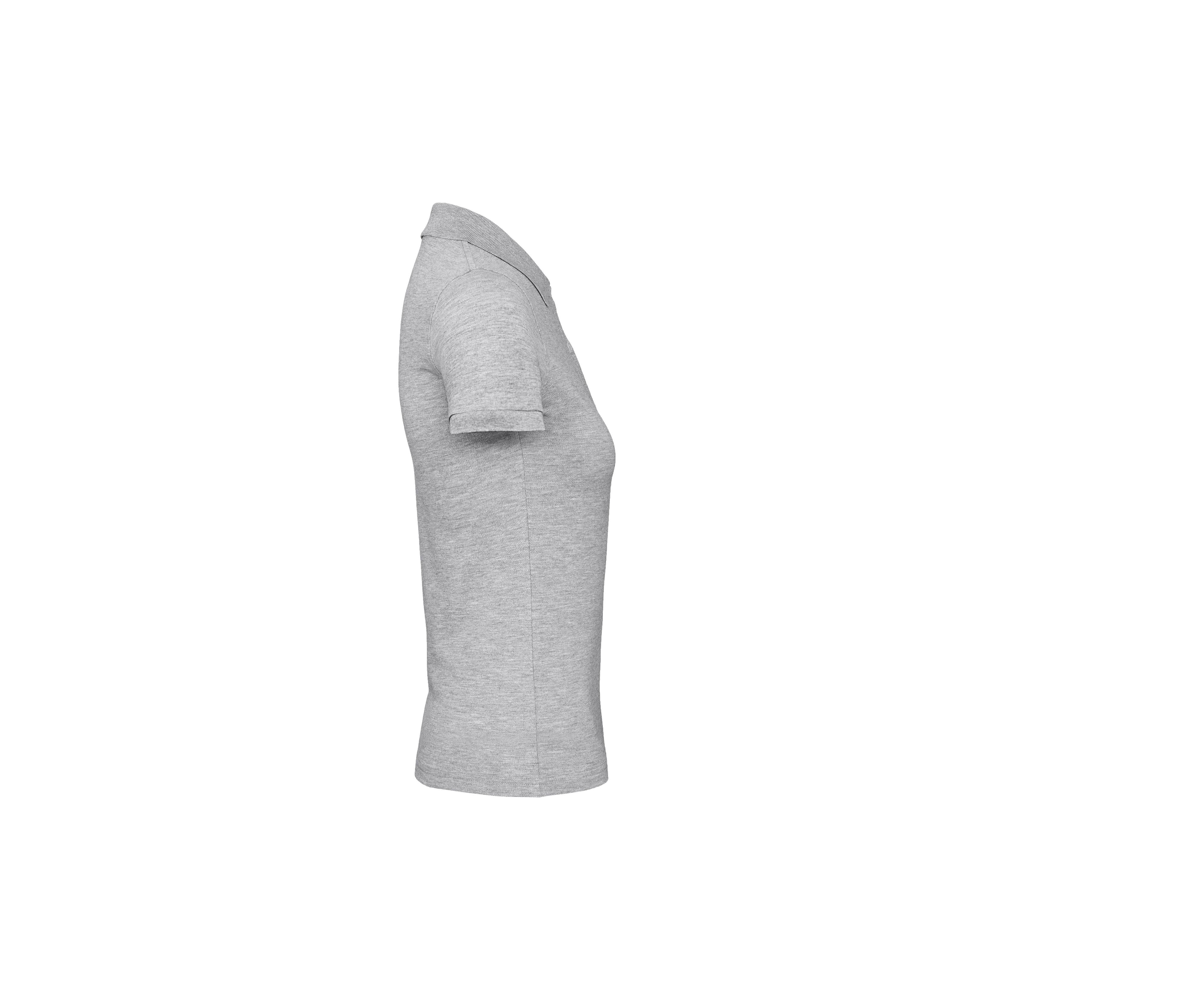 Polo Bio Femme - Heather Grey