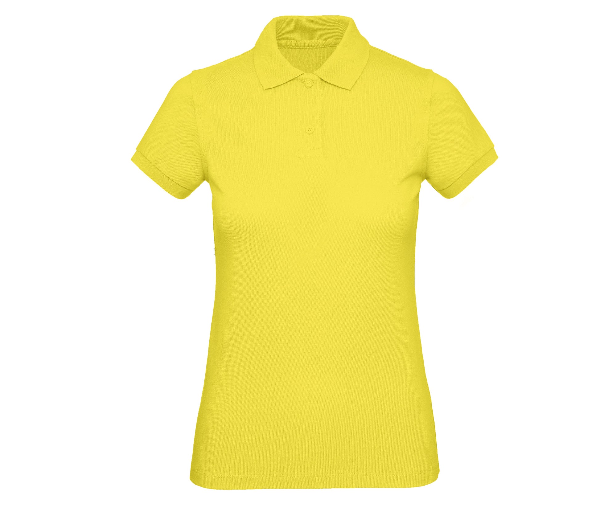Polo Bio Femme - Solar Yellow