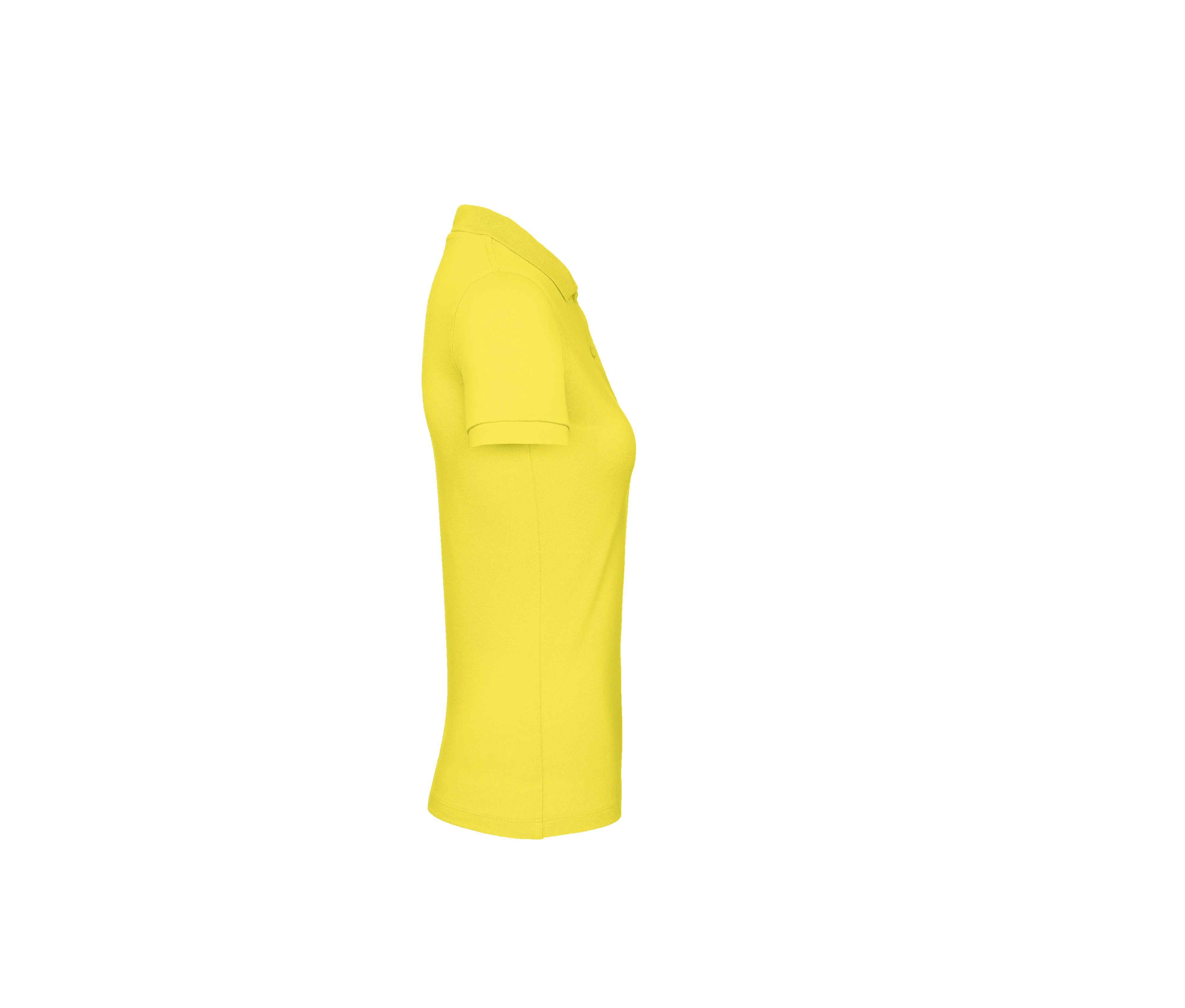 Polo Bio Femme - Solar Yellow