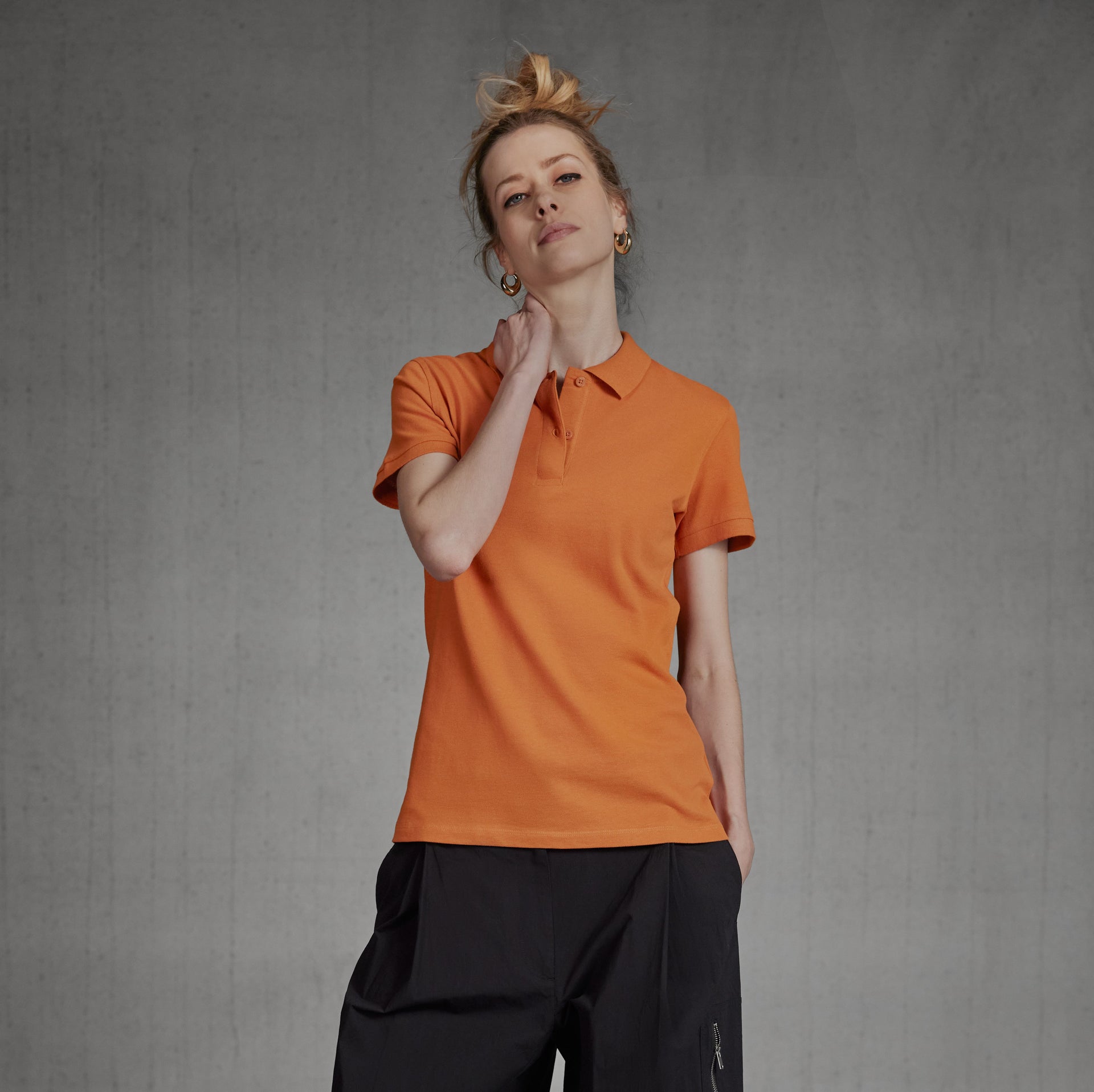 Polo bio femme
