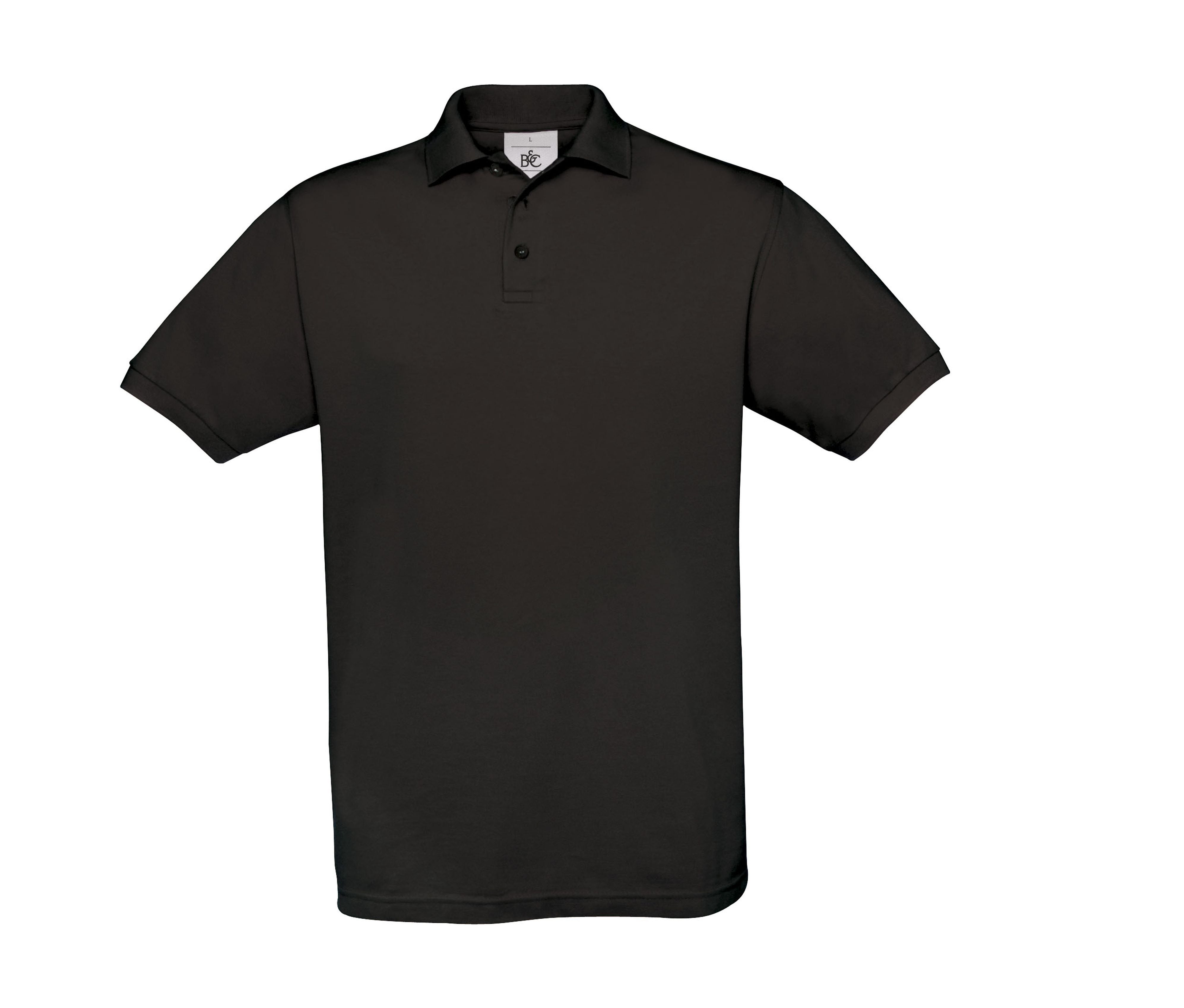 Polo Coton 180 - Black