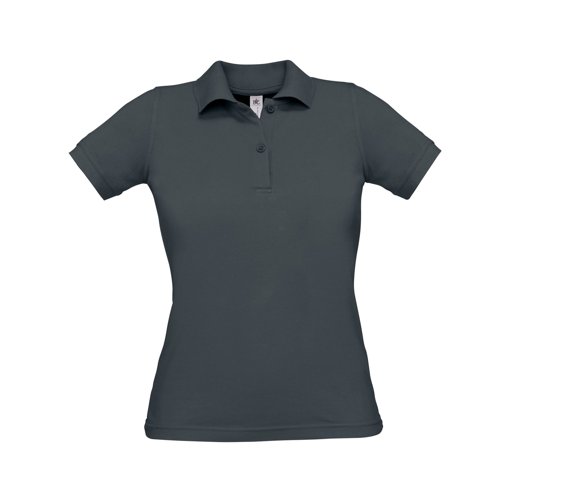 Polo Femme Coton 180 - Dark Grey