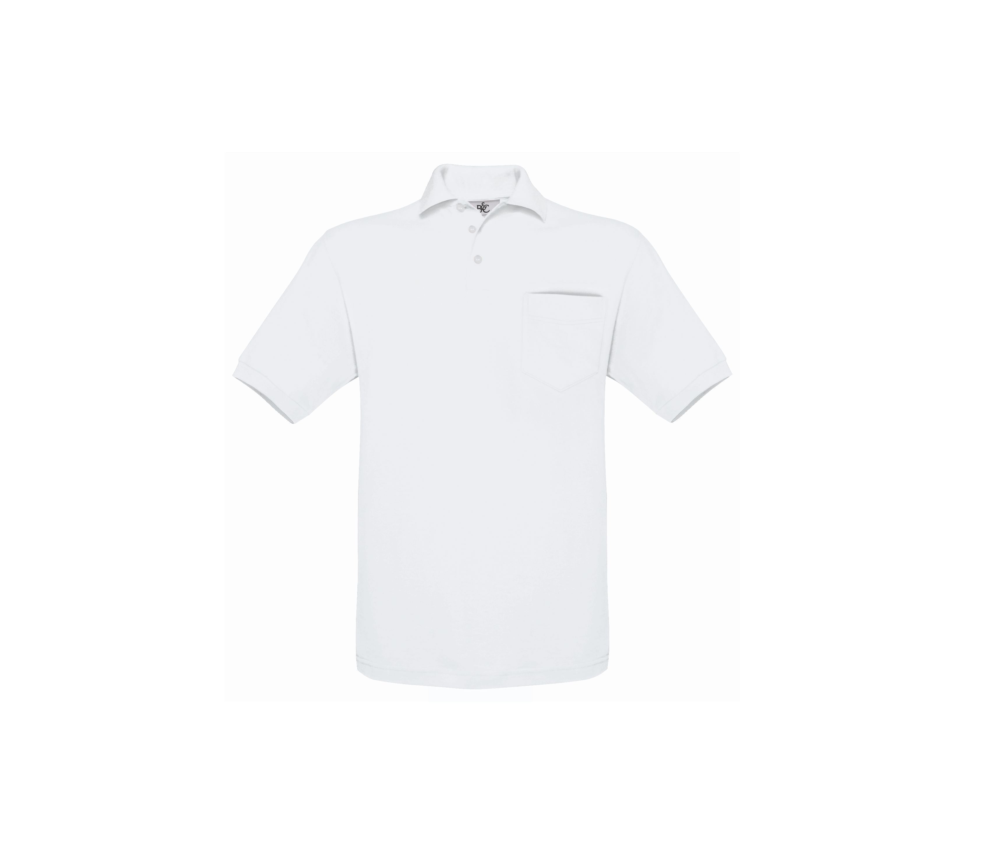 Polo Avec Poche Homme - White