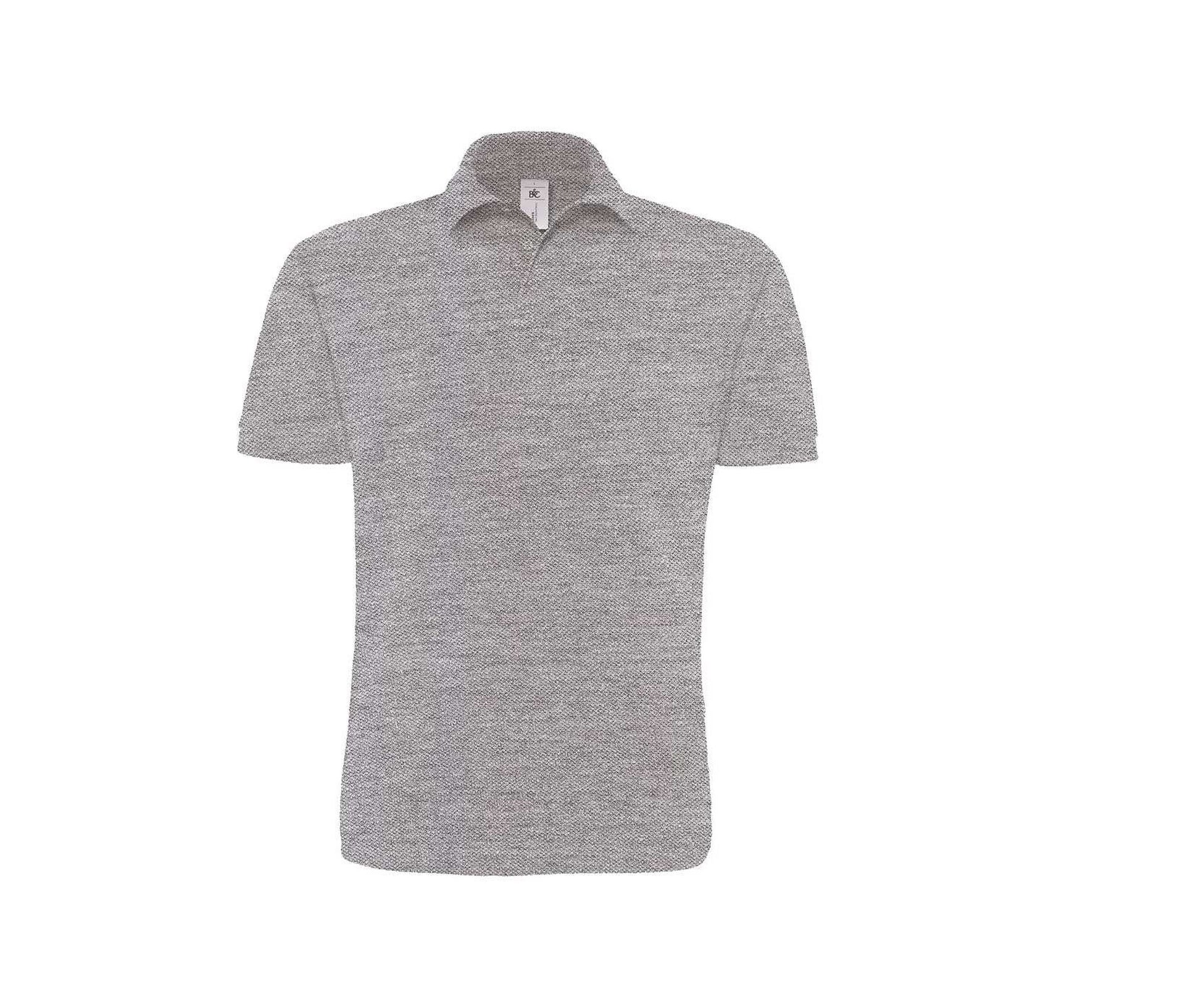 Polo Coton 230 - Heather Grey
