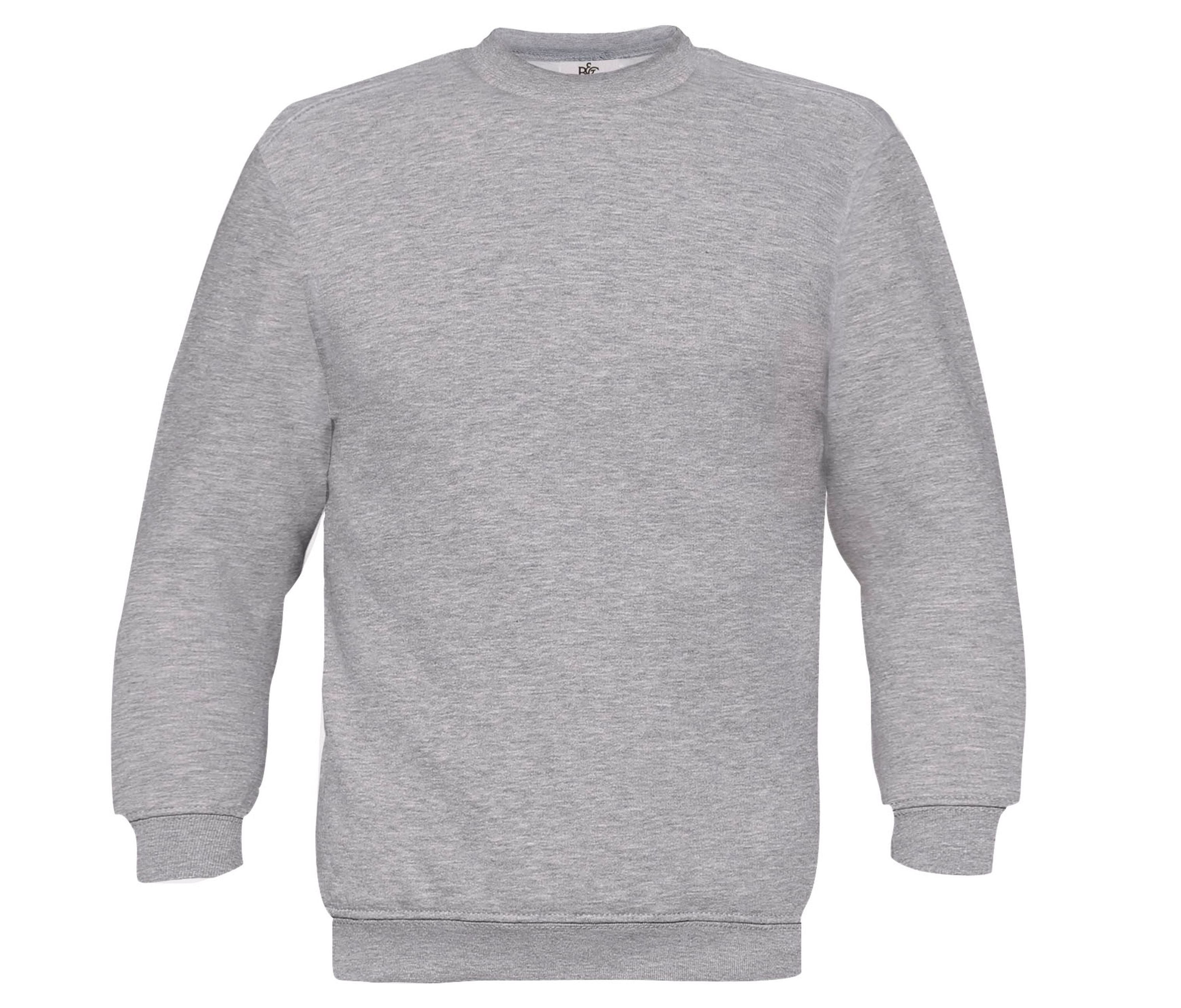 Sweat 80/20 Manches Droites 280 Pst - Heather Grey