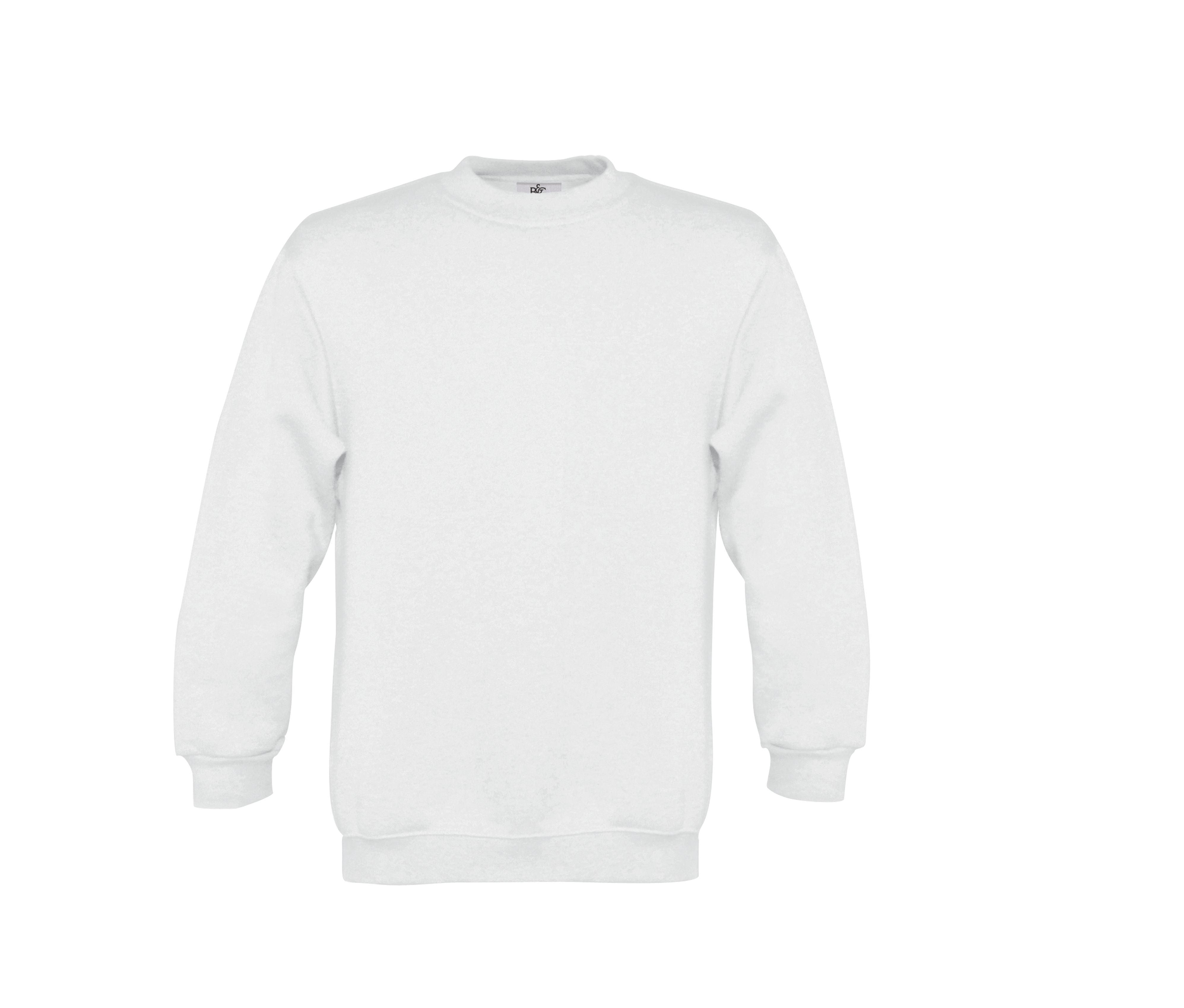 Sweat Enfant 80/20 Manches Droites 280 Pst - White
