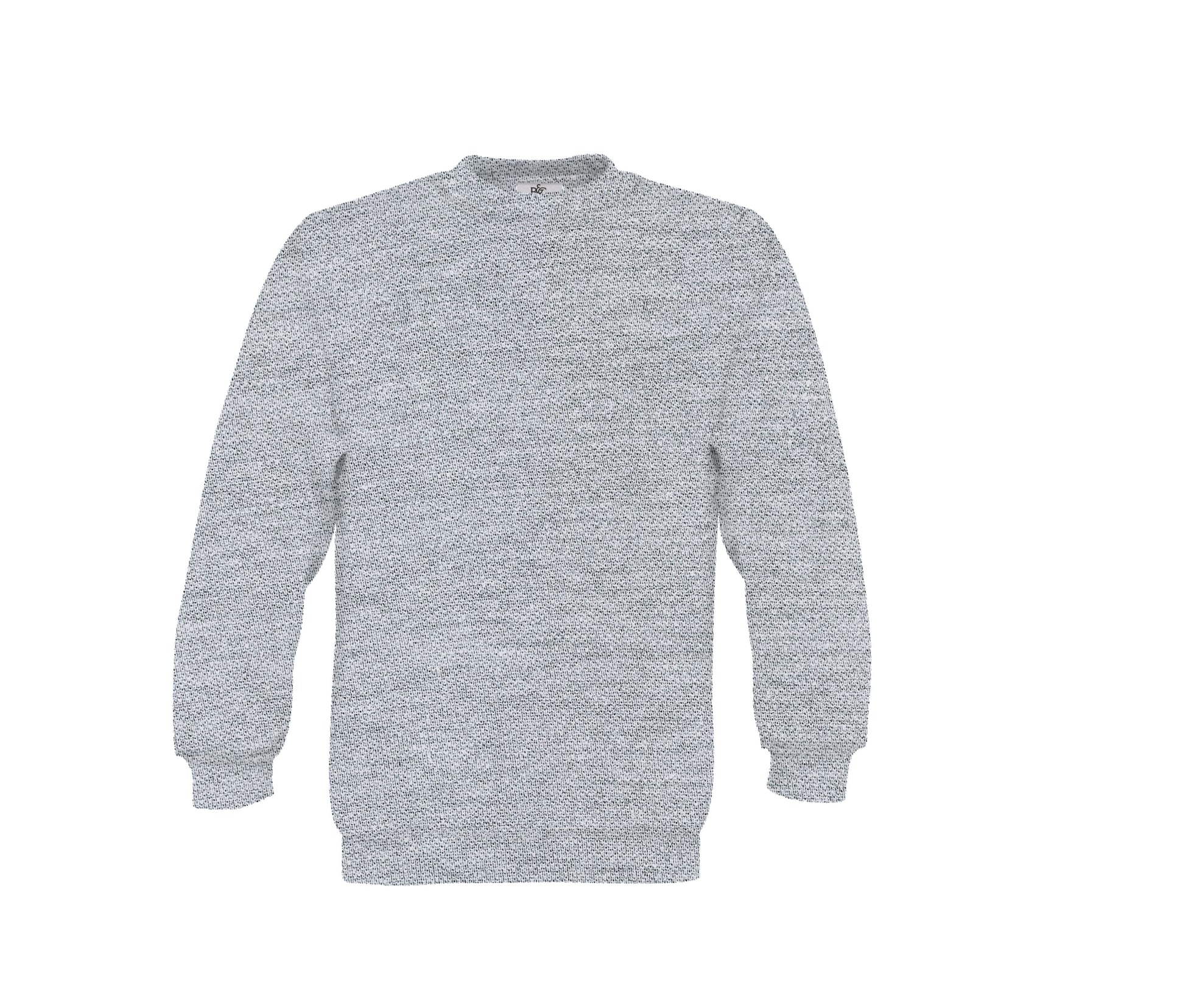 Sweat Enfant 80/20 Manches Droites 280 Pst - Heather Grey