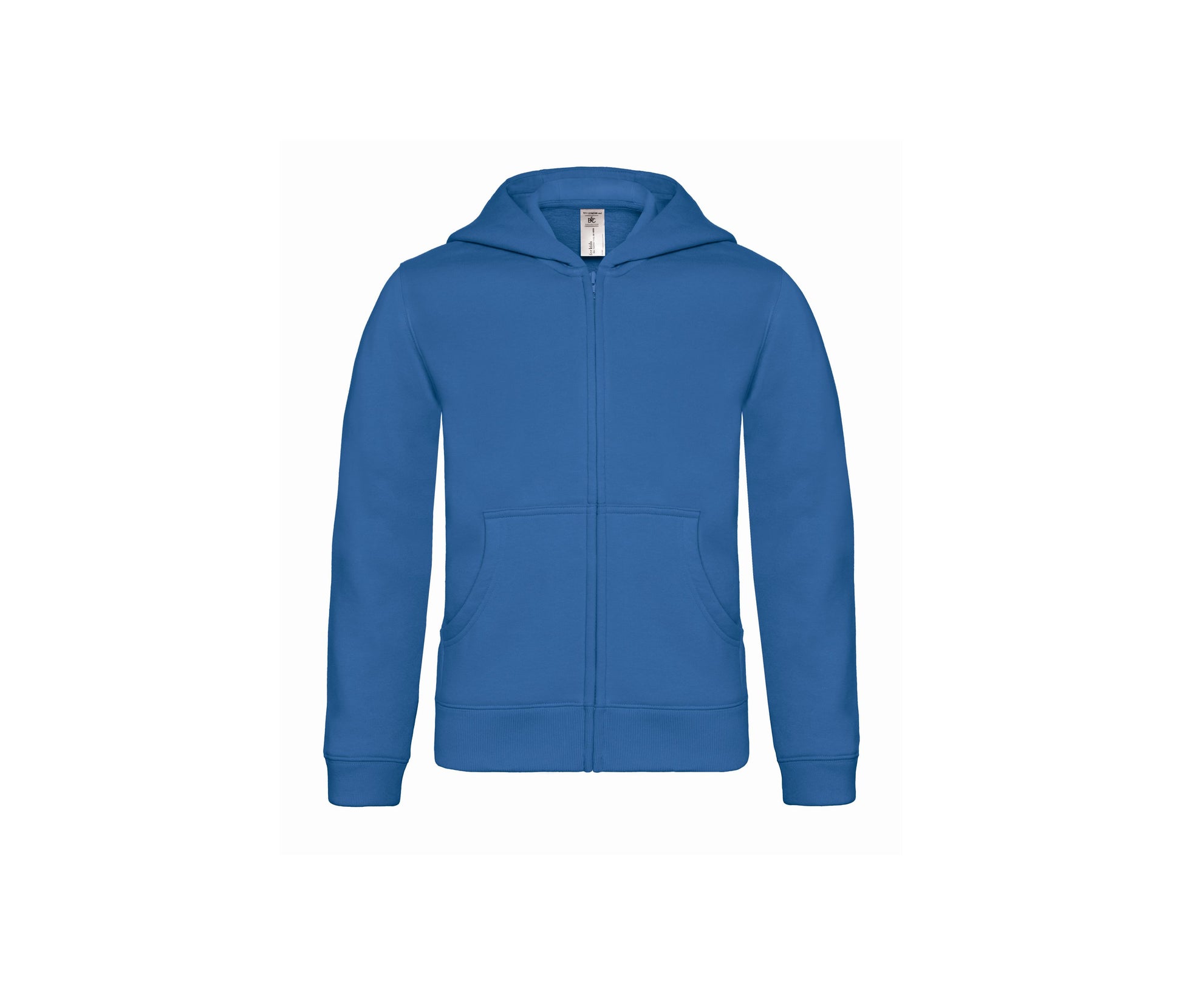Sweat Capuche Zippé Enfant - Royal Blue