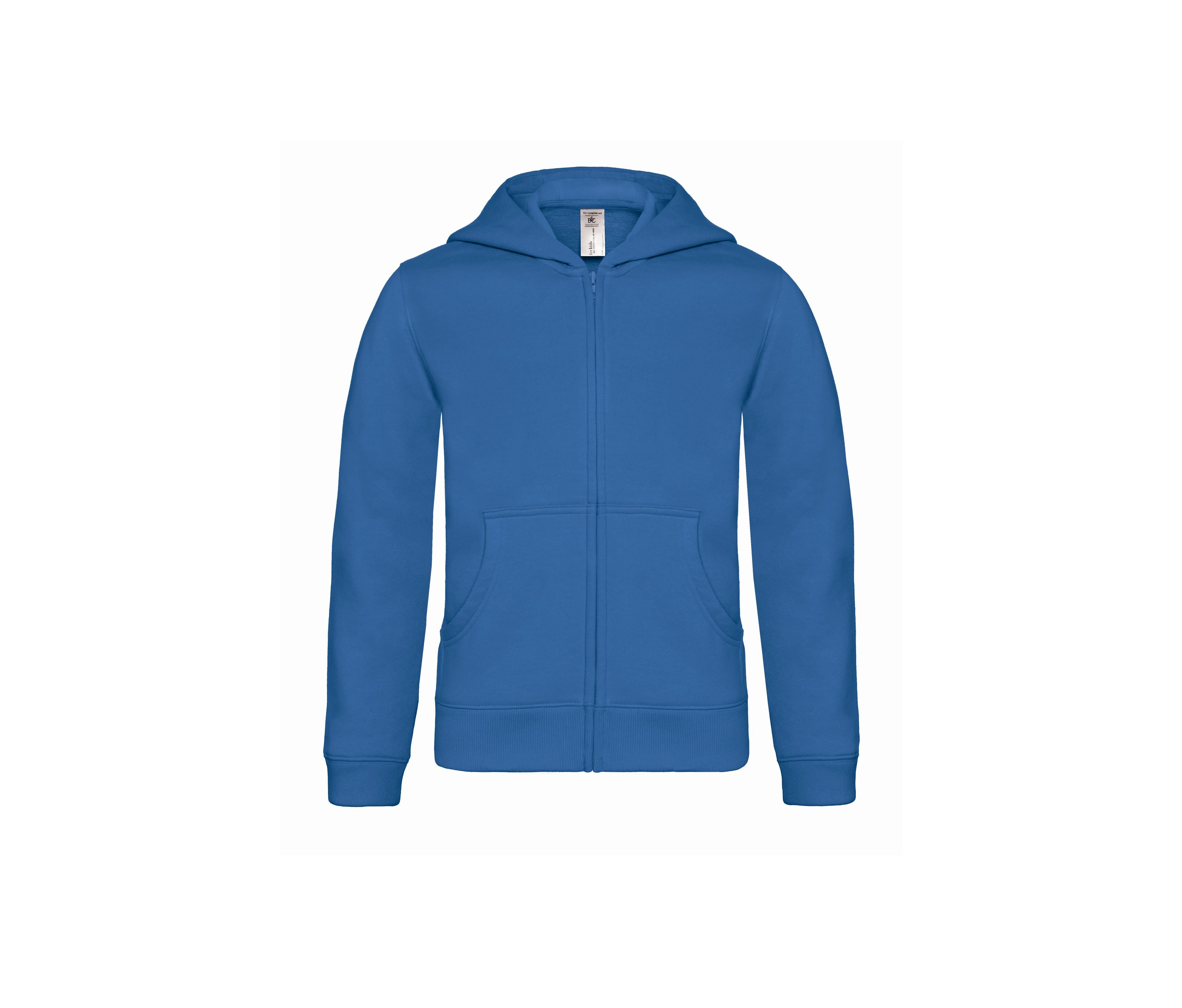 Sweat Capuche Zippé Enfant - Royal Blue