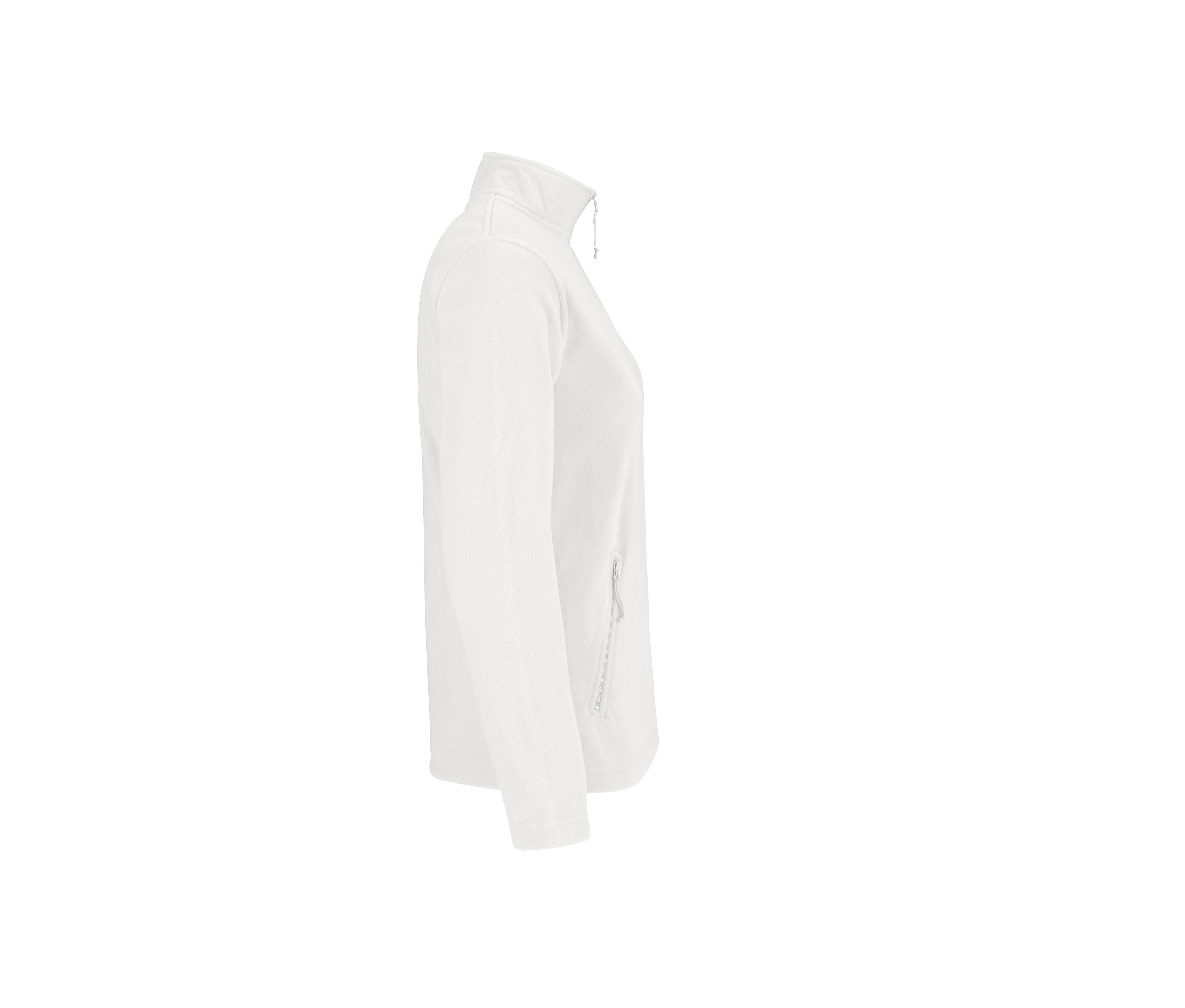Veste Polaire Zippée Femme - White