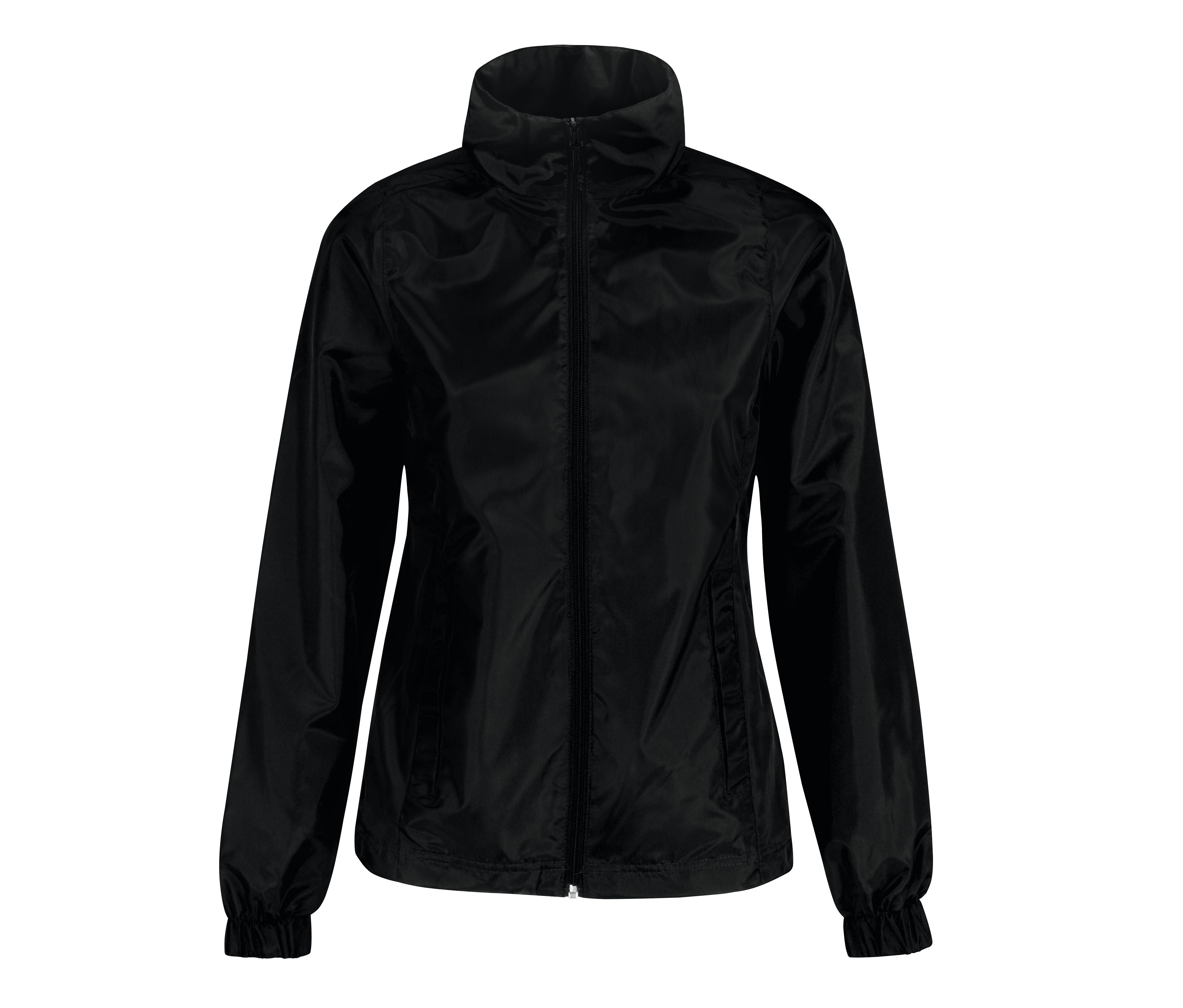 Coupe-Vent Femme Doublé Tricot - Black