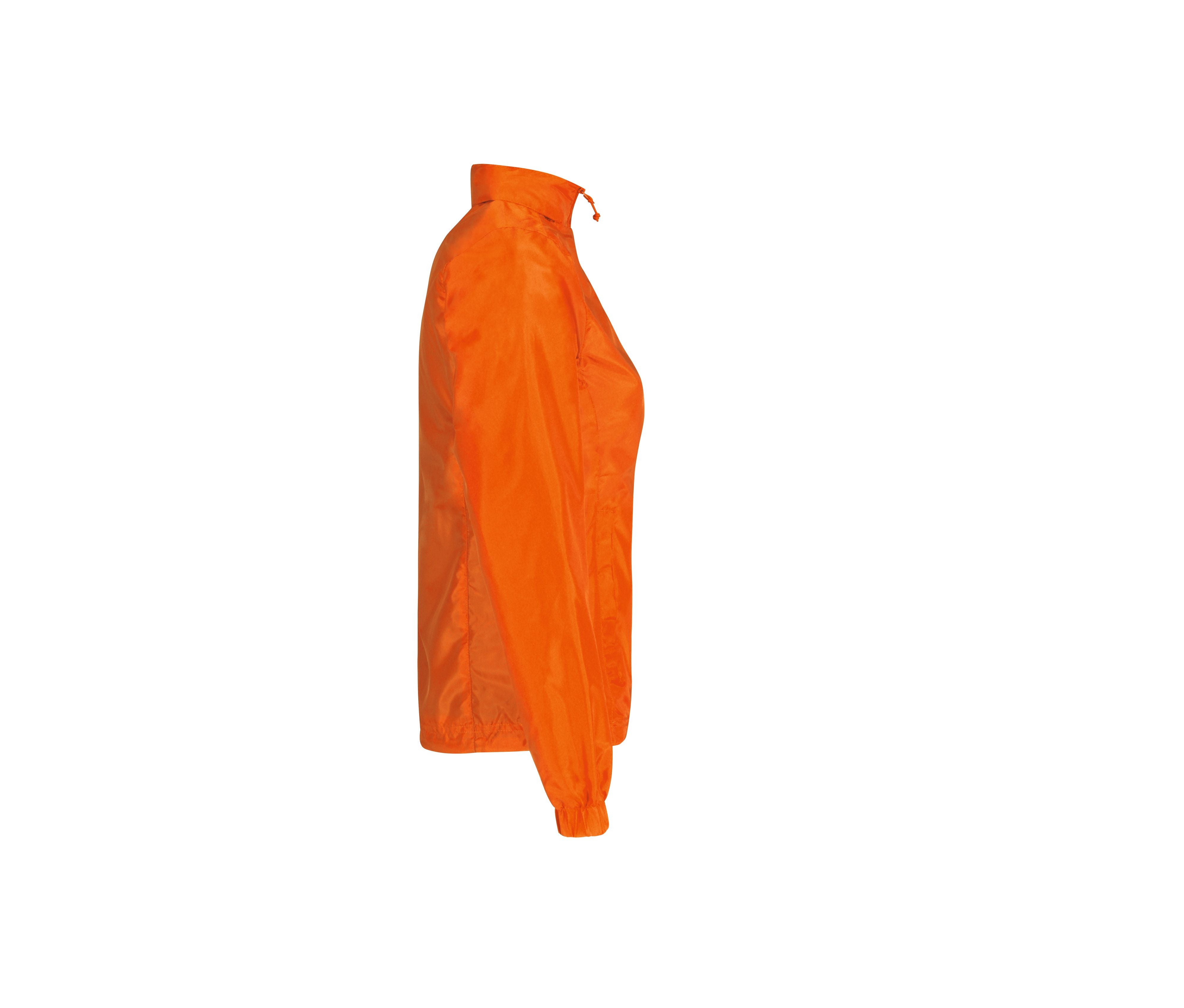 Coupe-Vent Femme Doublé Tricot - Orange