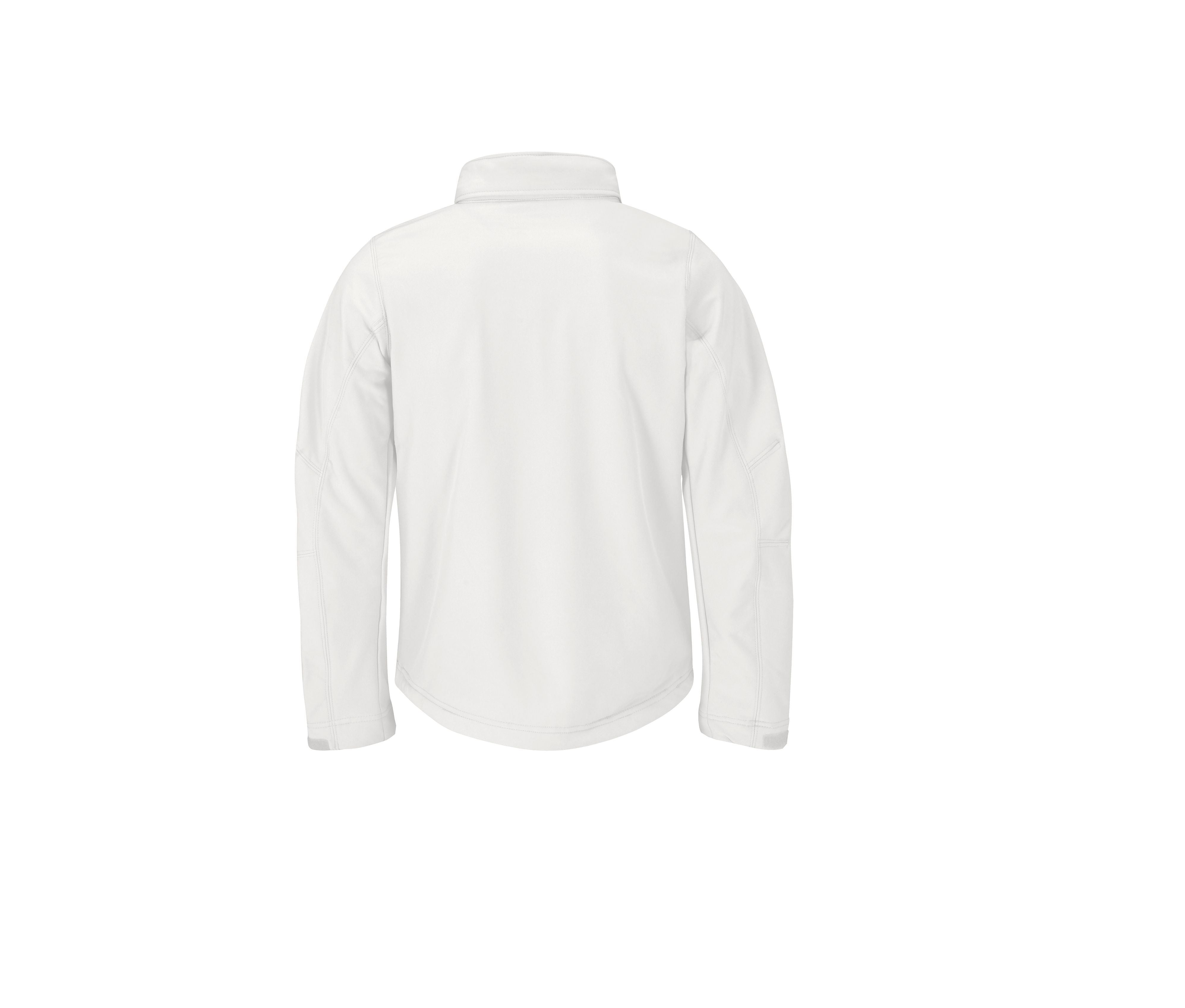 Veste Softshell Homme à Capuche - White