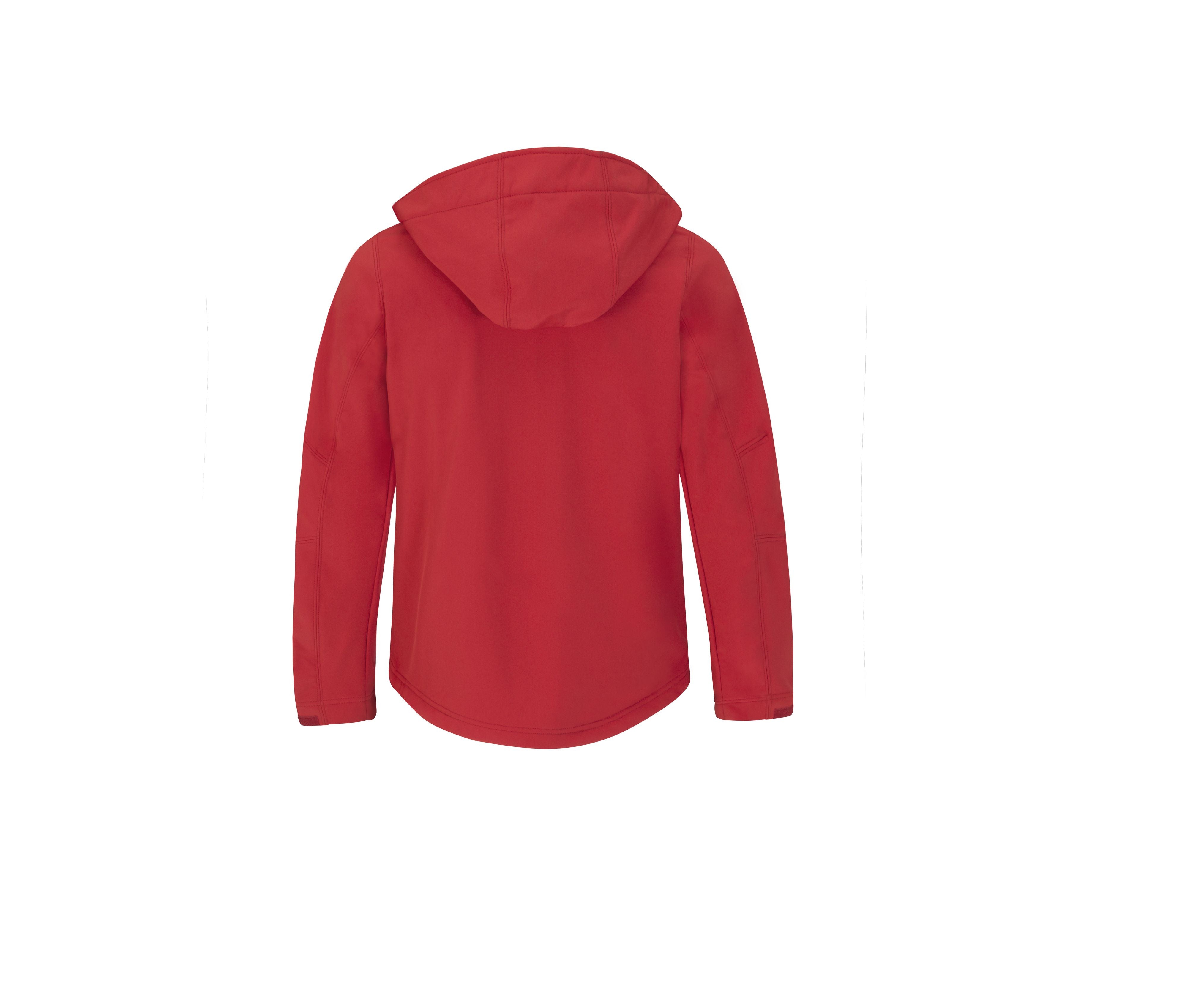Veste Softshell Homme à Capuche - Red
