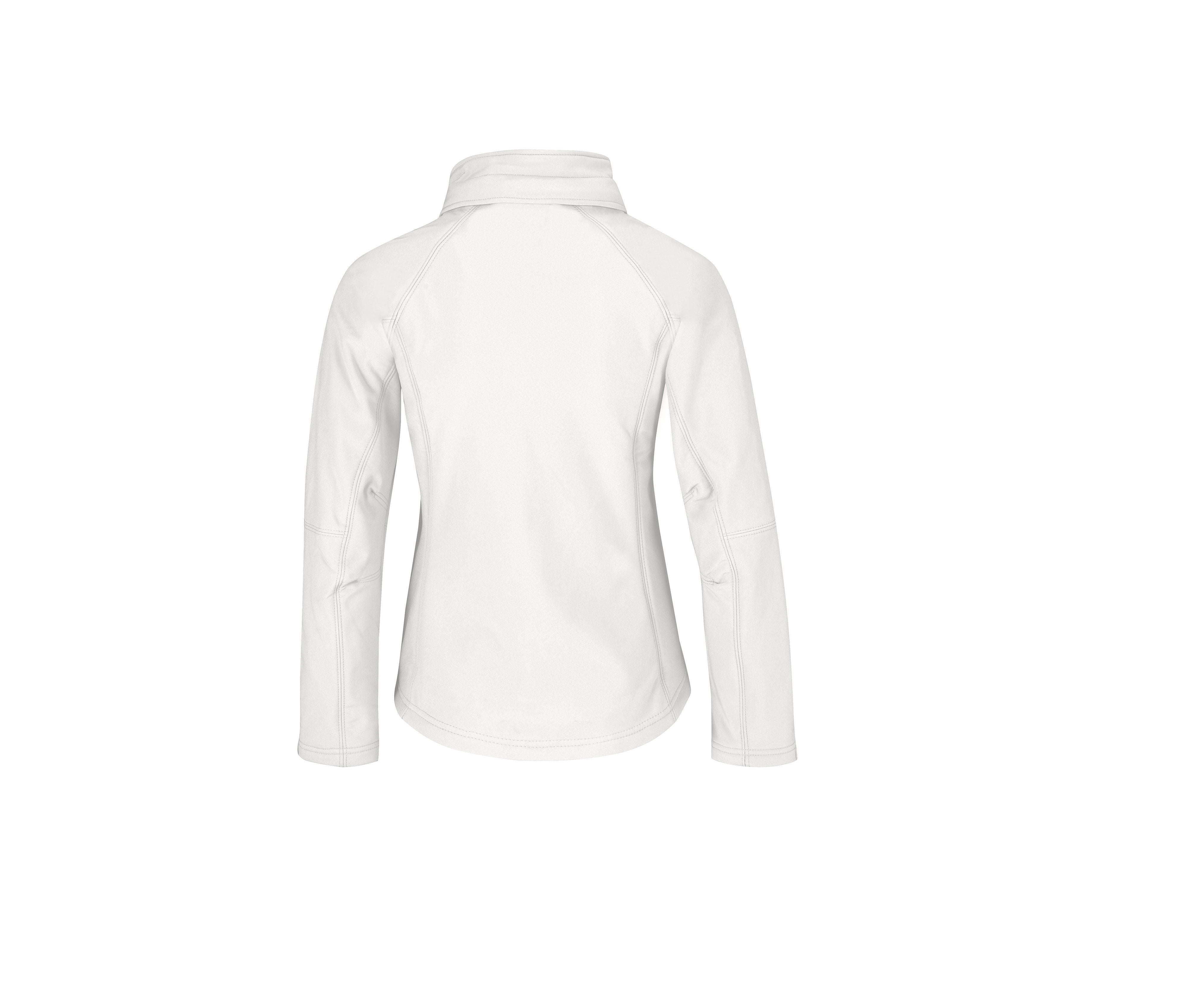 Veste Softshell Femme à Capuche - White