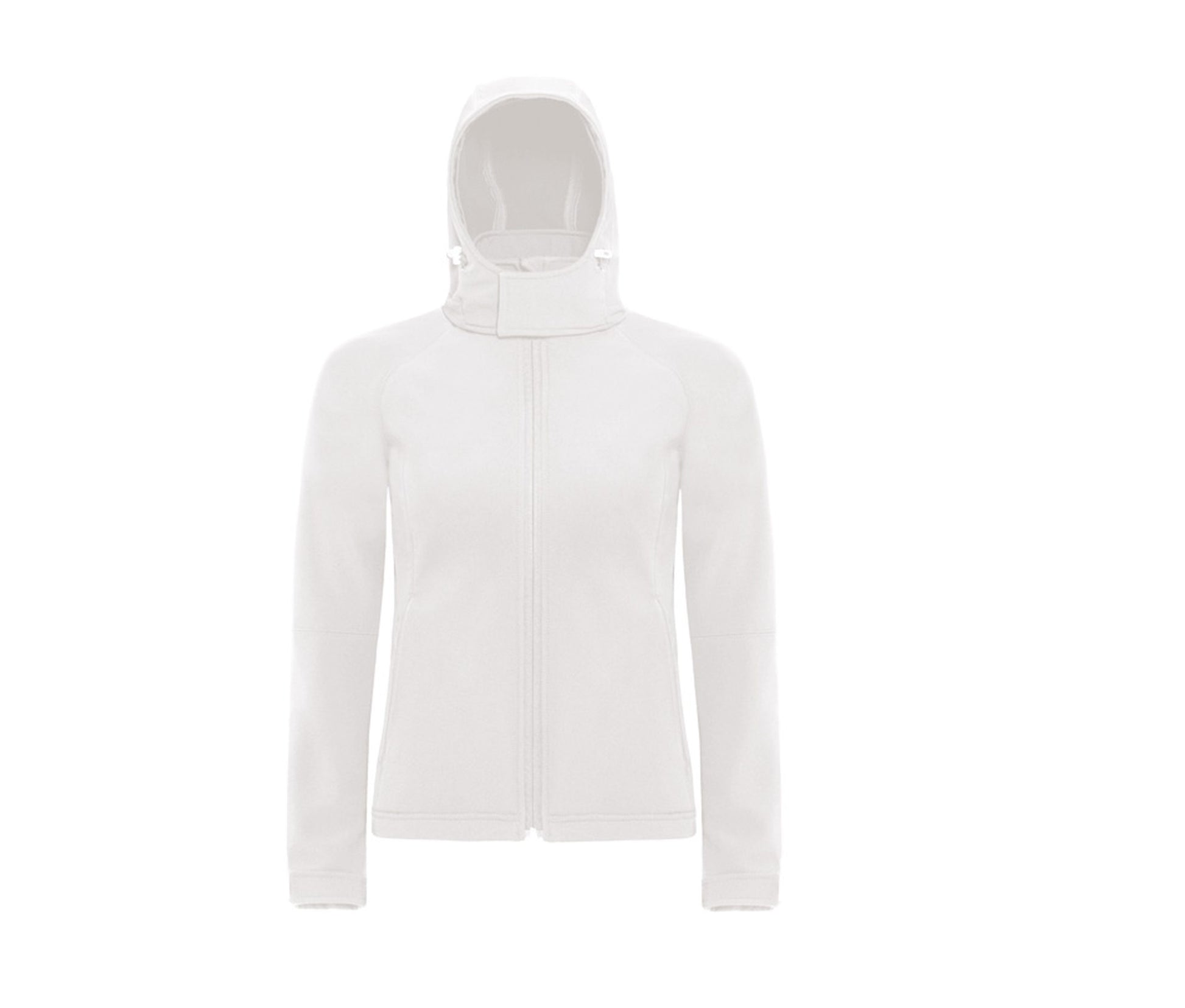 Veste Softshell Femme à Capuche - White