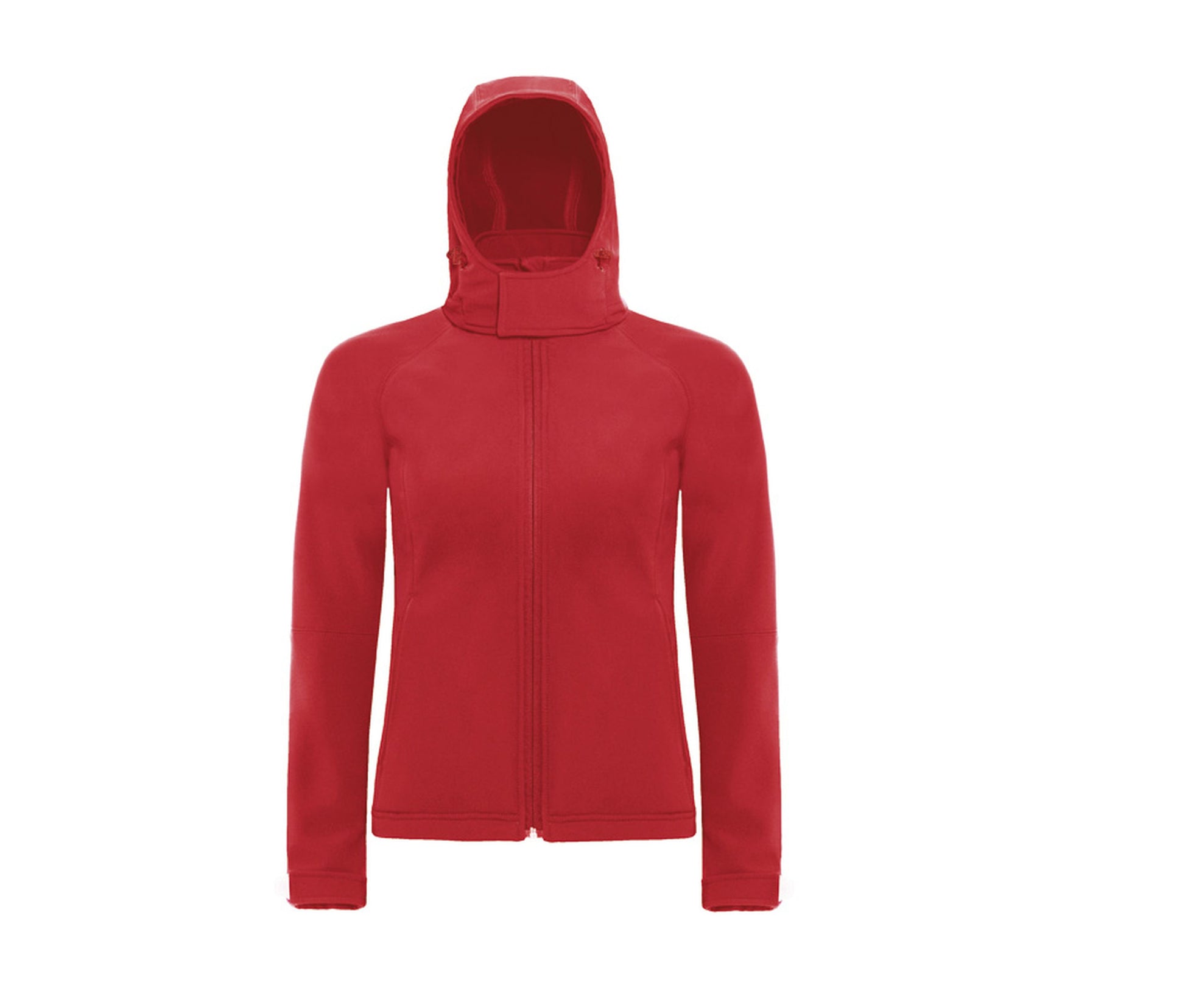 Veste Softshell Femme à Capuche - Red