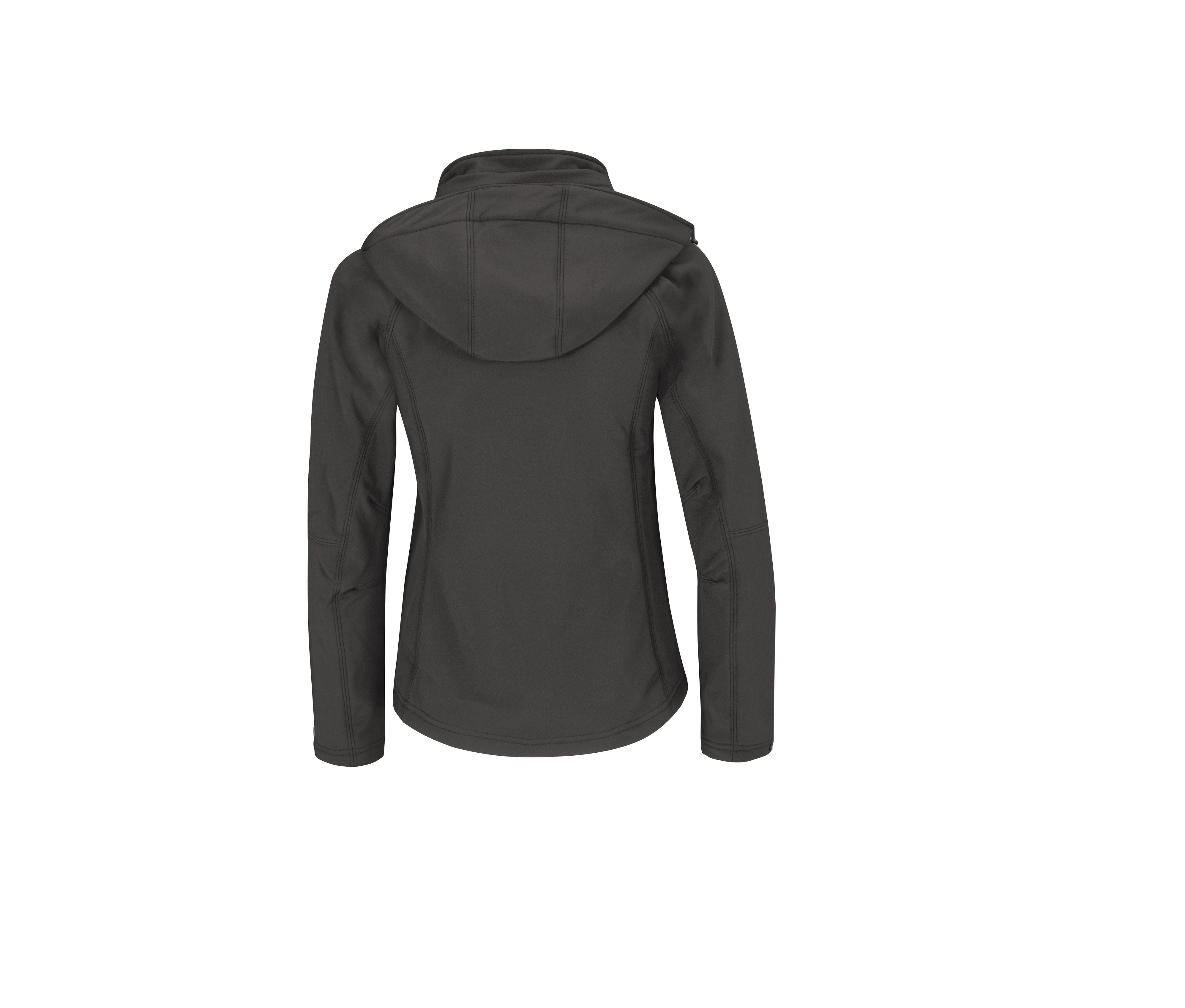 Veste Softshell Femme à Capuche - Dark Grey