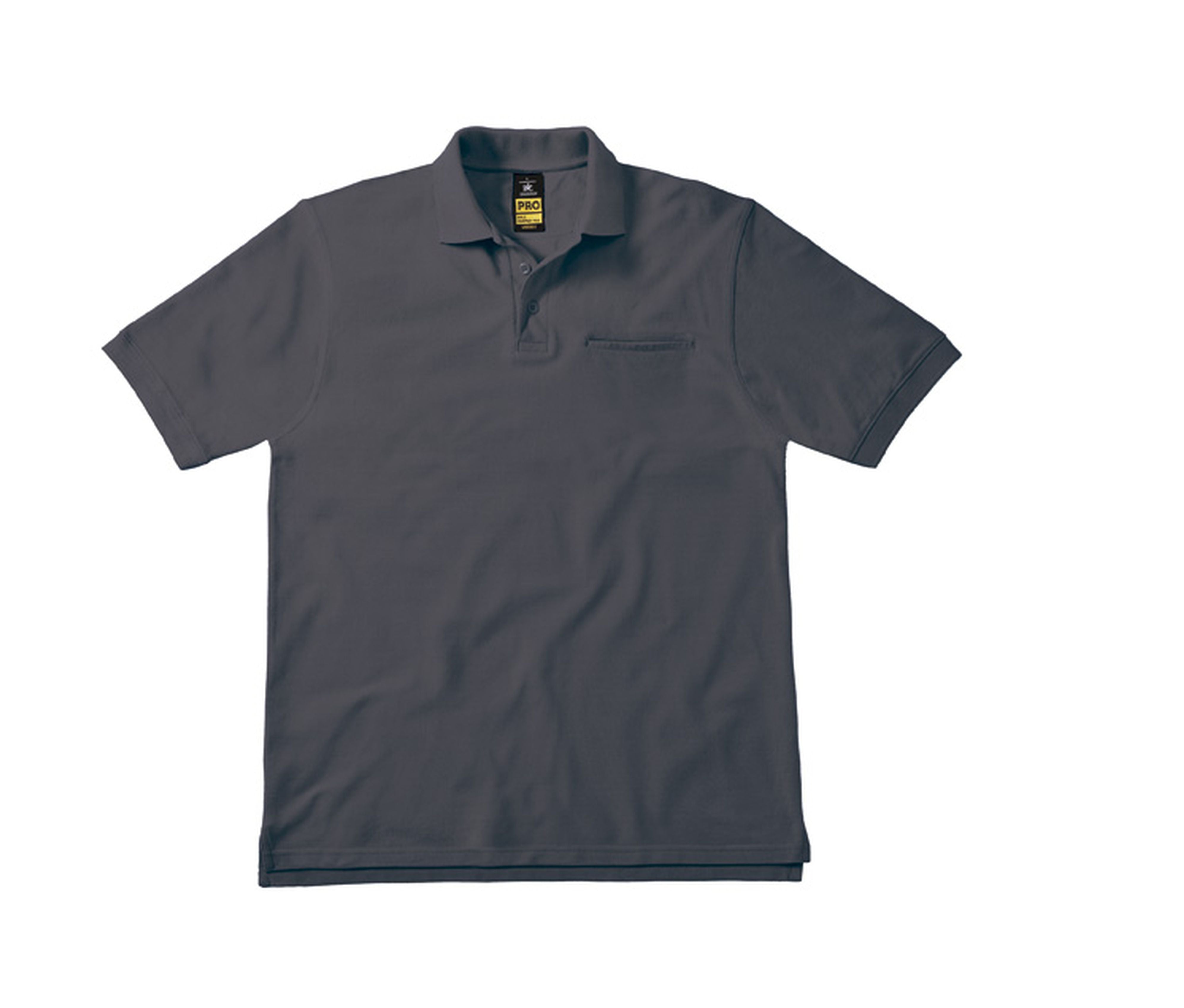 Polo 60° Polycoton Avec Poche - Dark Grey
