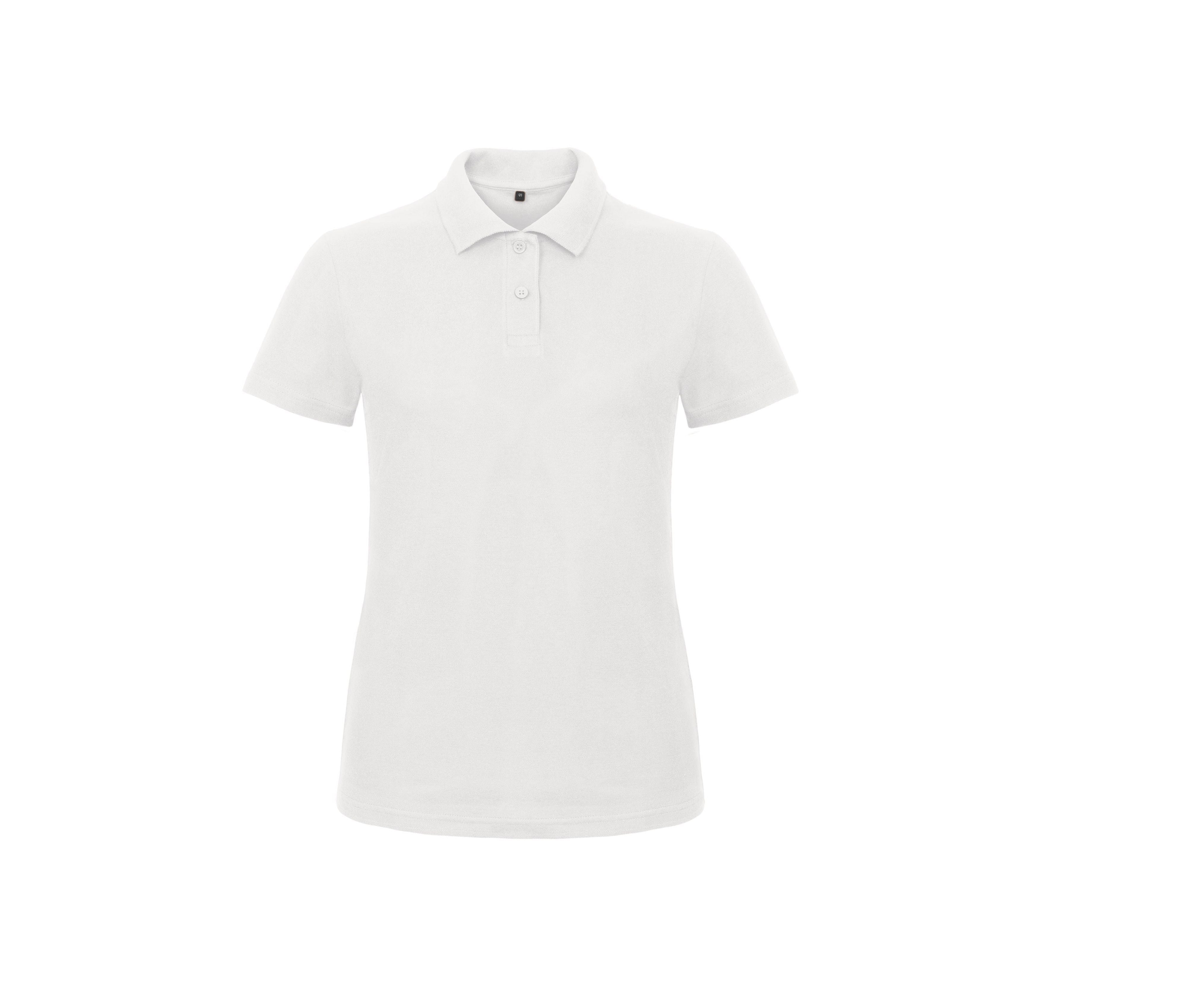 Polo Piqué Femme - White